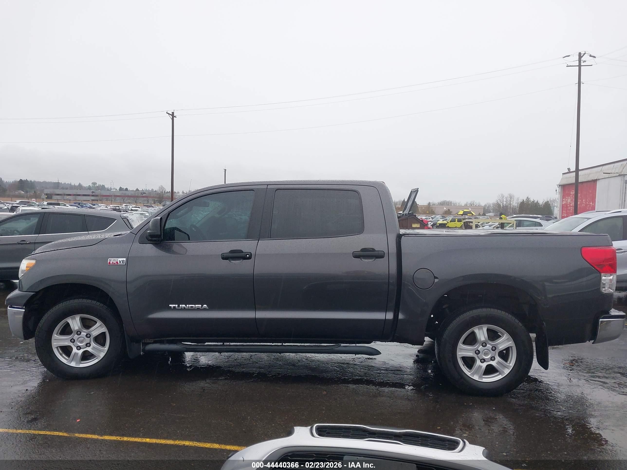 2012 Toyota Tundra Grade 5.7l V8 Gray vin: 5TFEY5F1XCX126387