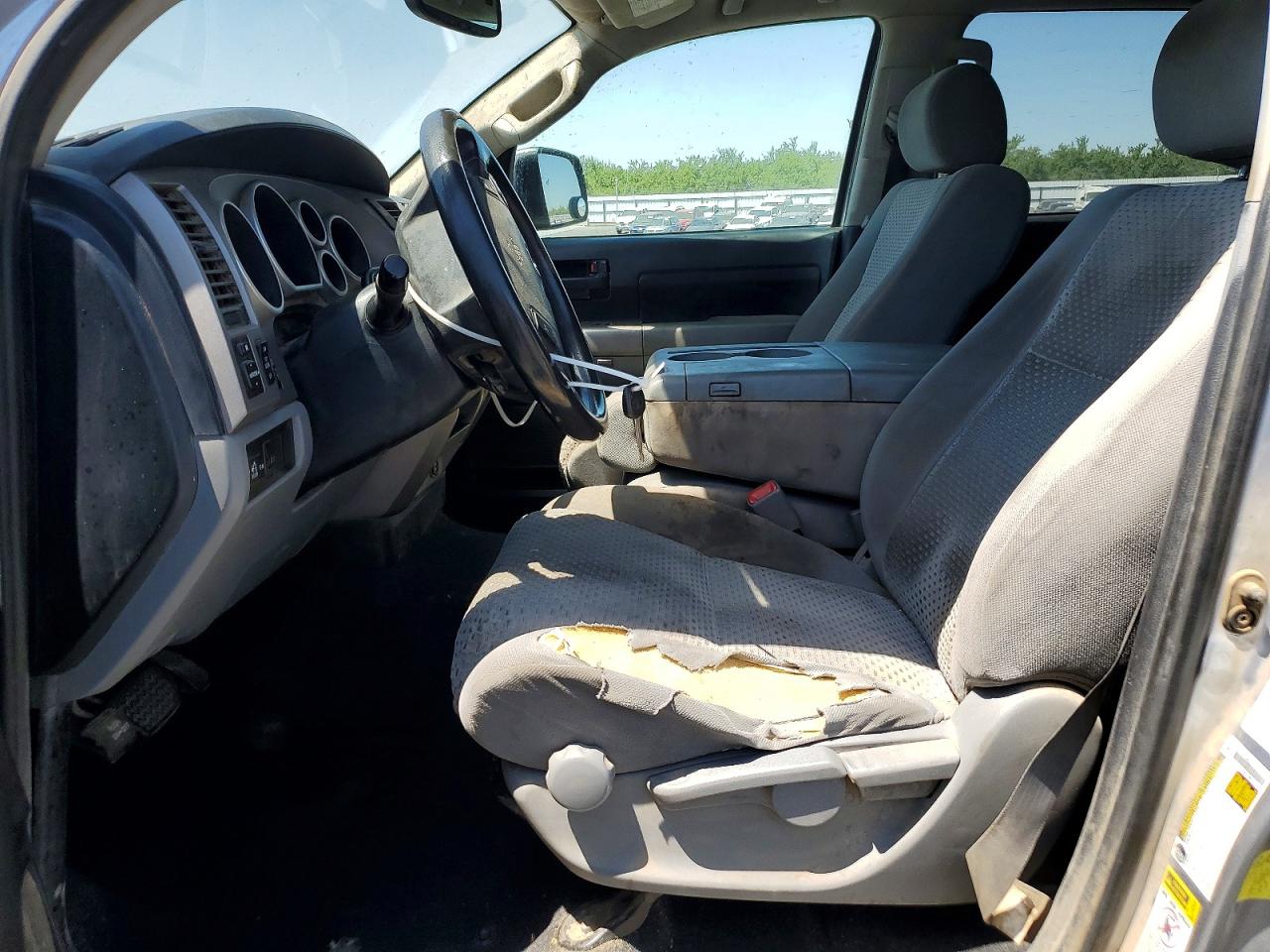 2012 Toyota Tundra Crewmax Sr5 Silver vin: 5TFEY5F1XCX133291