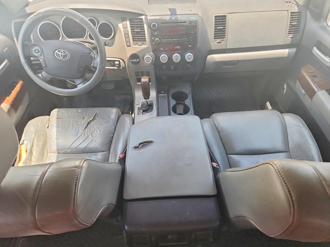 2010 Toyota Tundra Crewmax Limited Silver vin: 5TFFY5F13AX086753