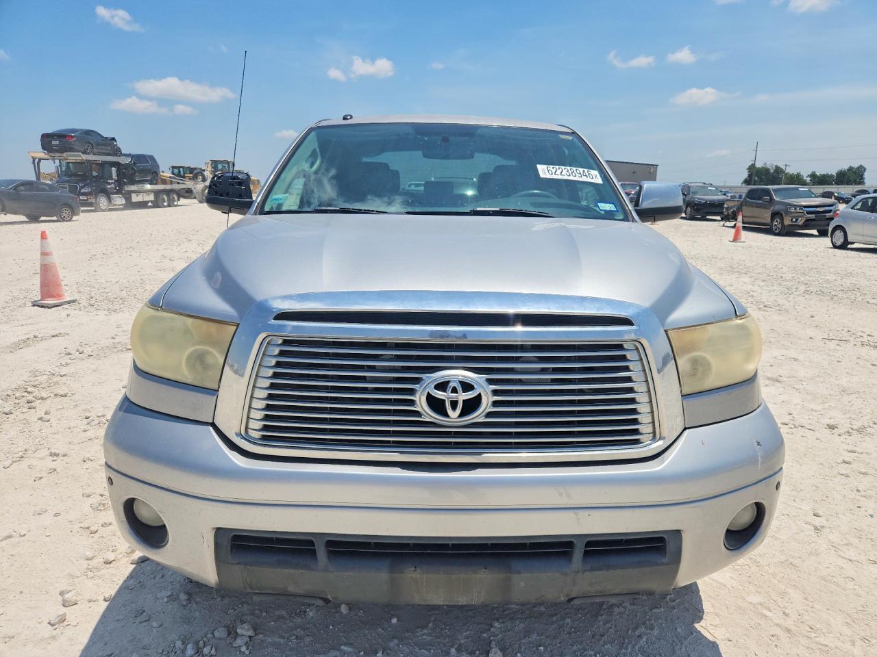 2010 Toyota Tundra Crewmax Limited Silver vin: 5TFFY5F13AX086753
