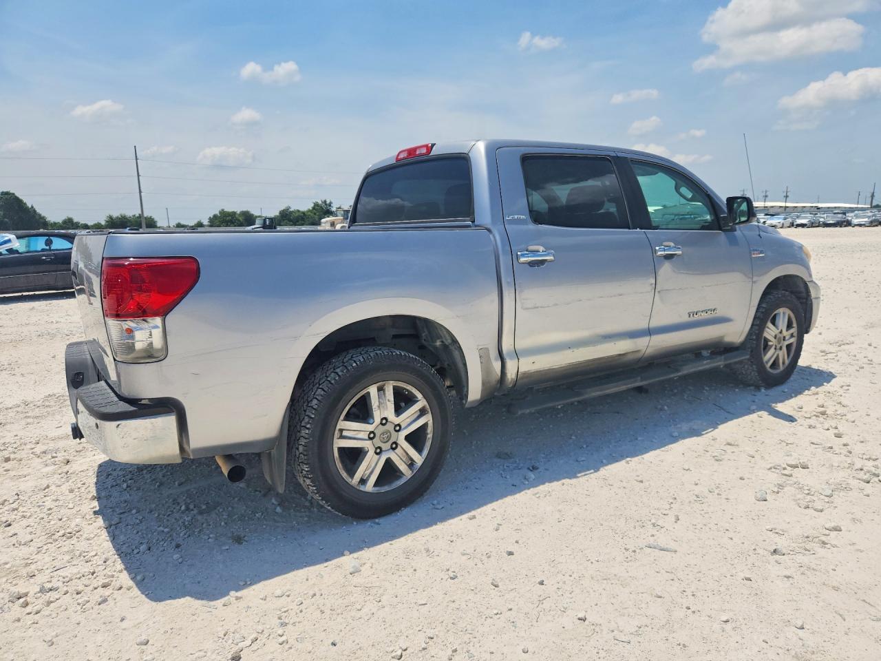 2010 Toyota Tundra Crewmax Limited Silver vin: 5TFFY5F13AX086753