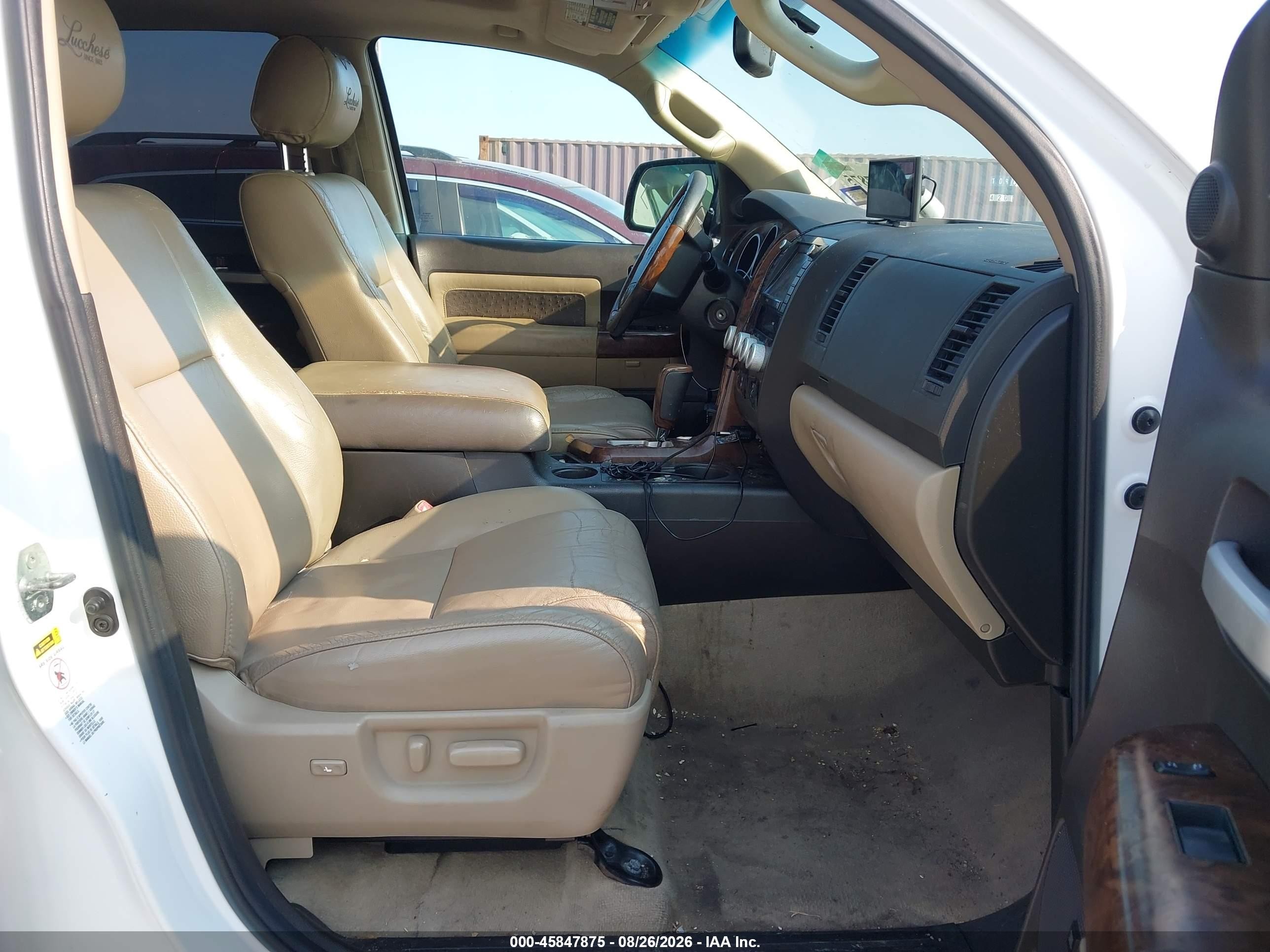 2011 Toyota Tundra Limited 5.7l V8 White vin: 5TFFY5F13BX110941