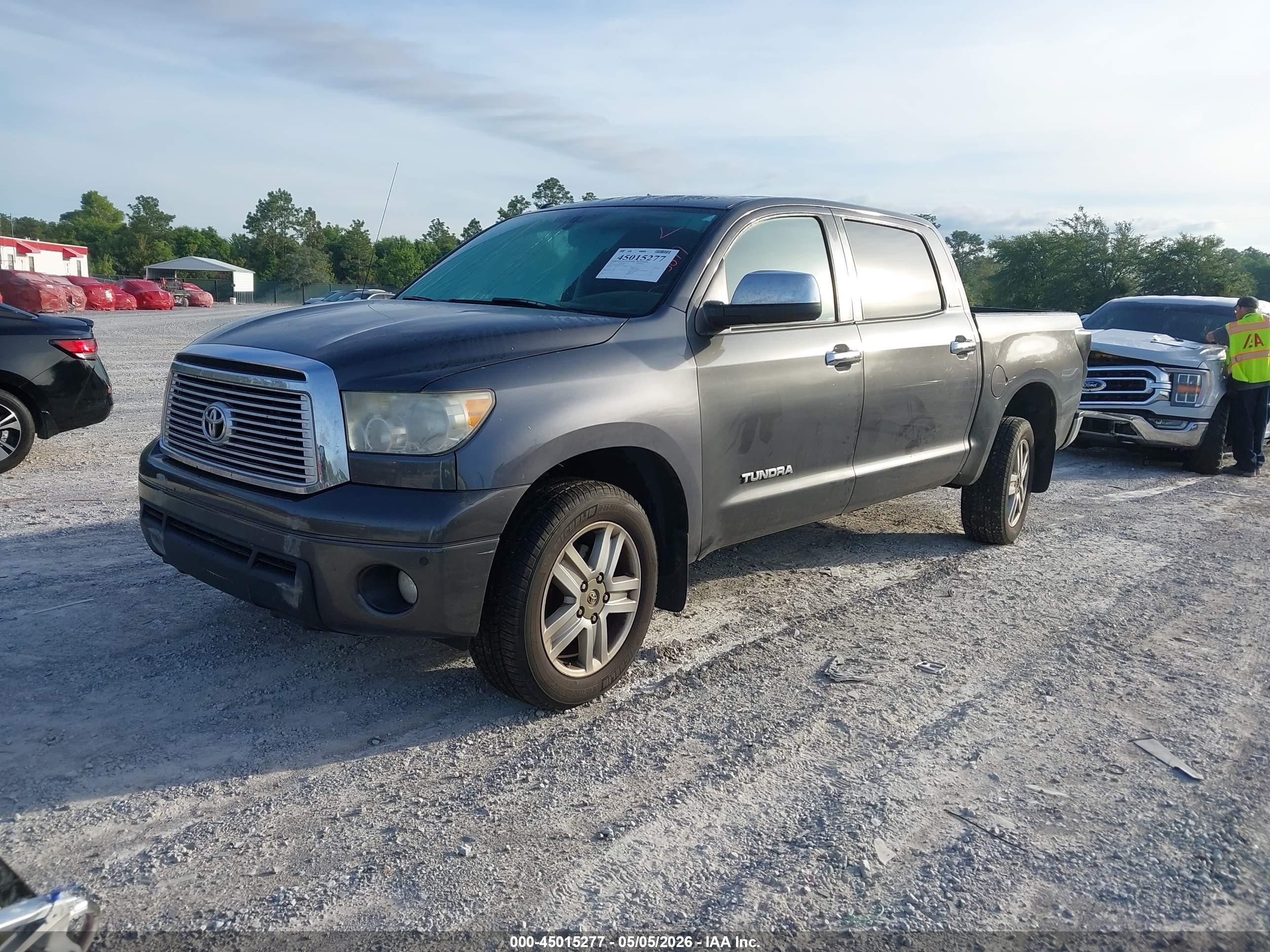 2013 Toyota Tundra Limited 5.7l V8 Gray vin: 5TFFY5F13DX135731