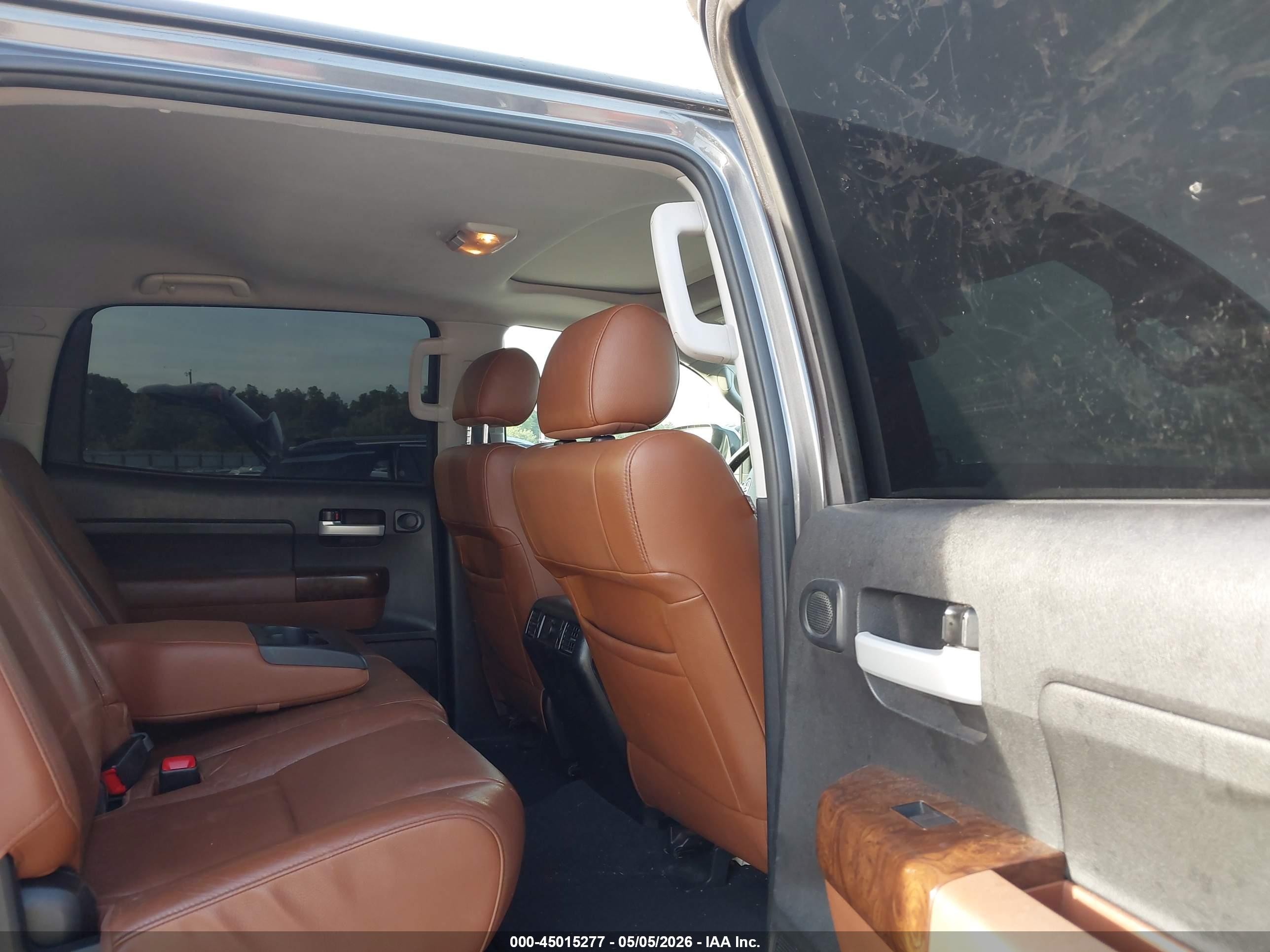 2013 Toyota Tundra Limited 5.7l V8 Gray vin: 5TFFY5F13DX135731