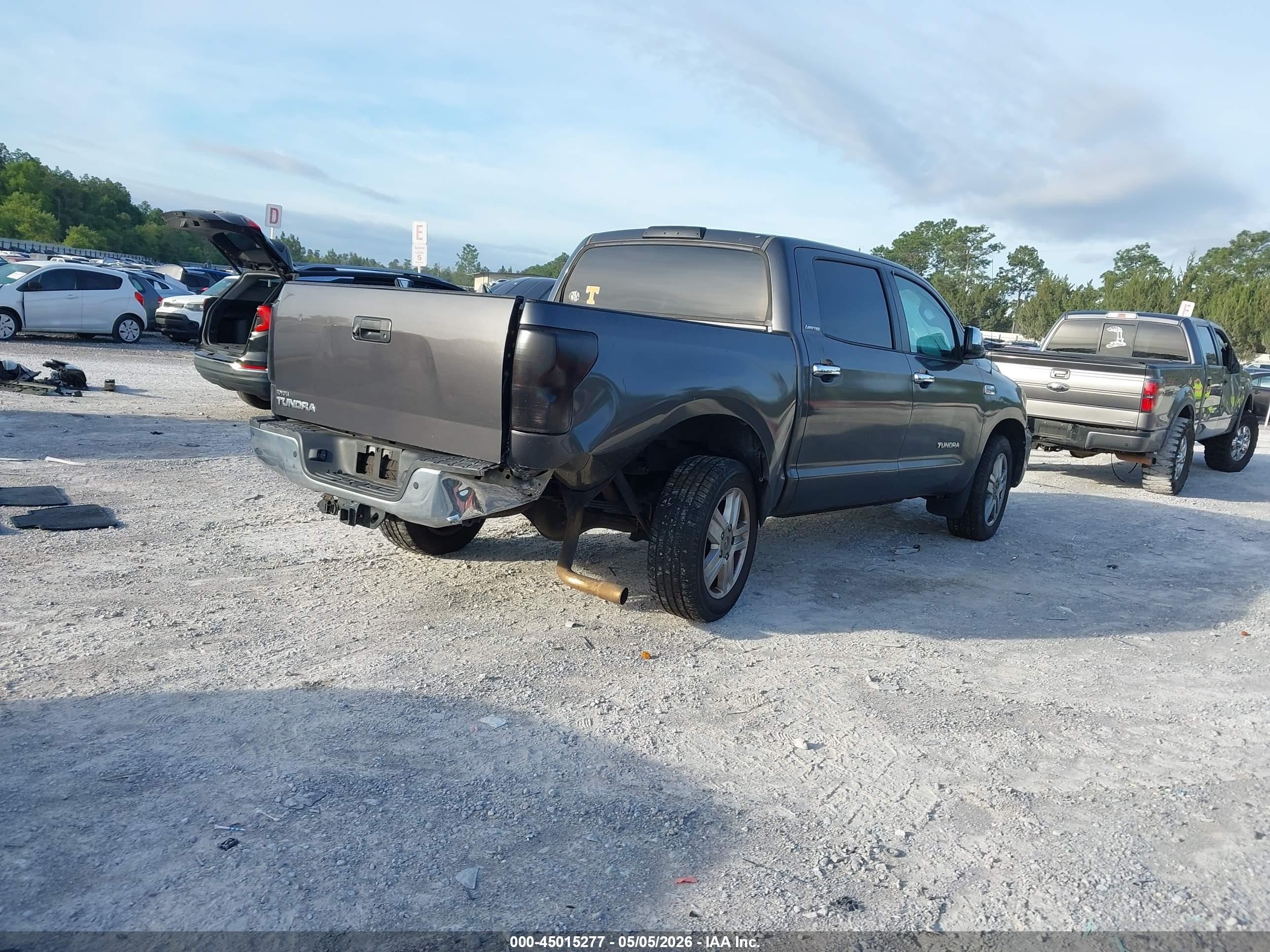 2013 Toyota Tundra Limited 5.7l V8 Gray vin: 5TFFY5F13DX135731