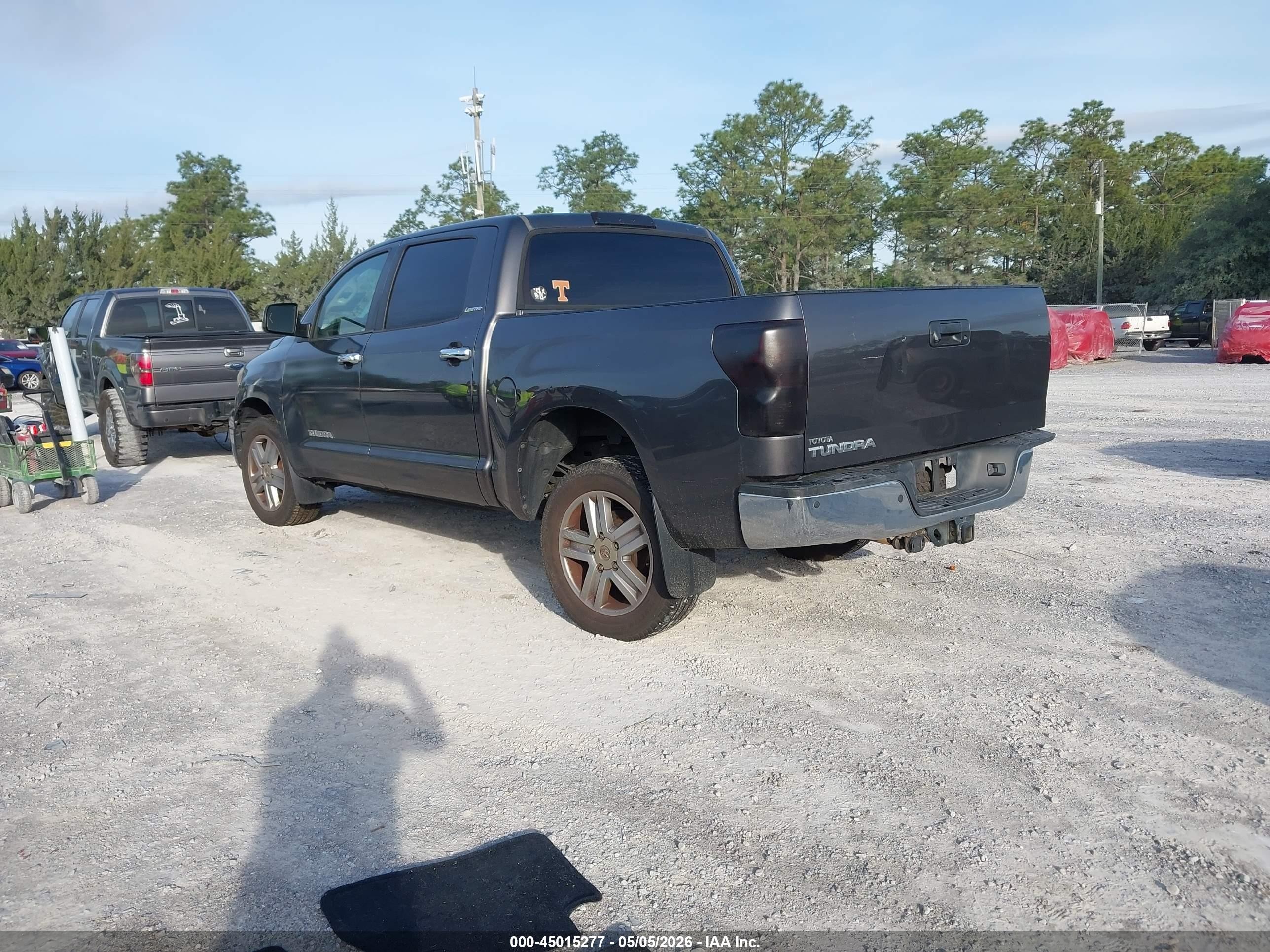 2013 Toyota Tundra Limited 5.7l V8 Gray vin: 5TFFY5F13DX135731