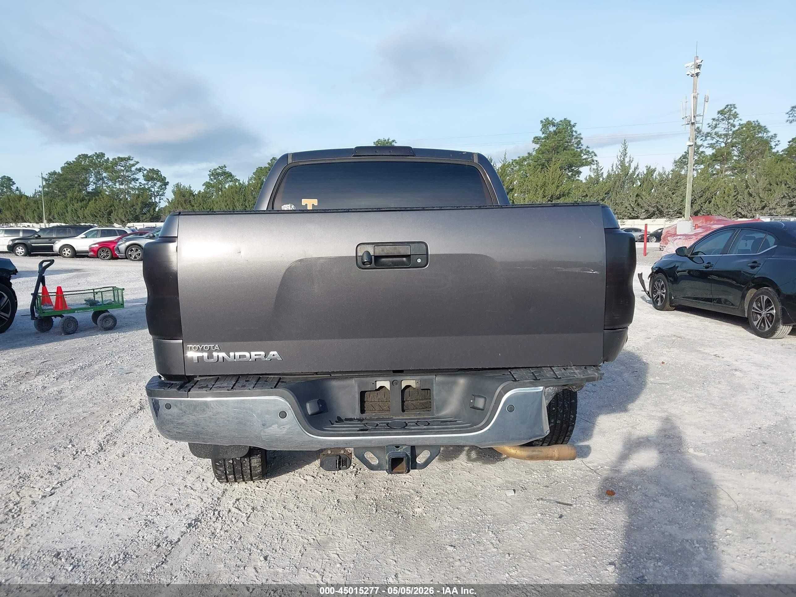 2013 Toyota Tundra Limited 5.7l V8 Gray vin: 5TFFY5F13DX135731