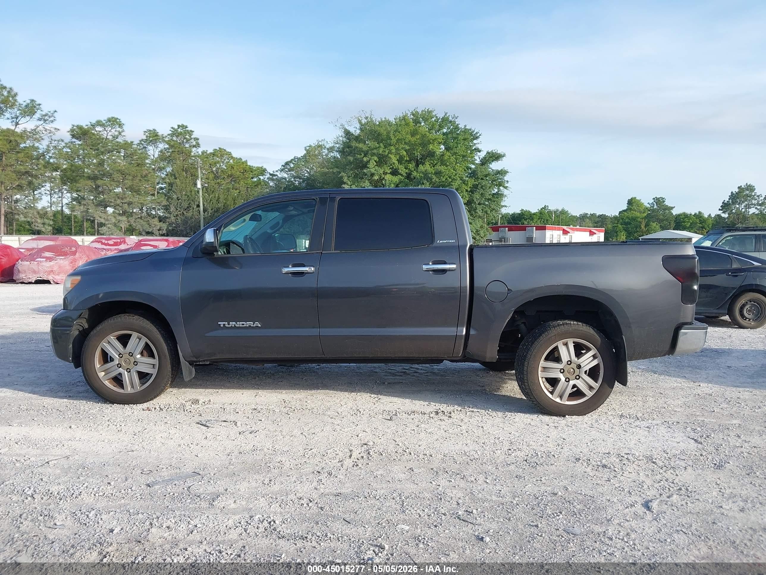 2013 Toyota Tundra Limited 5.7l V8 Gray vin: 5TFFY5F13DX135731