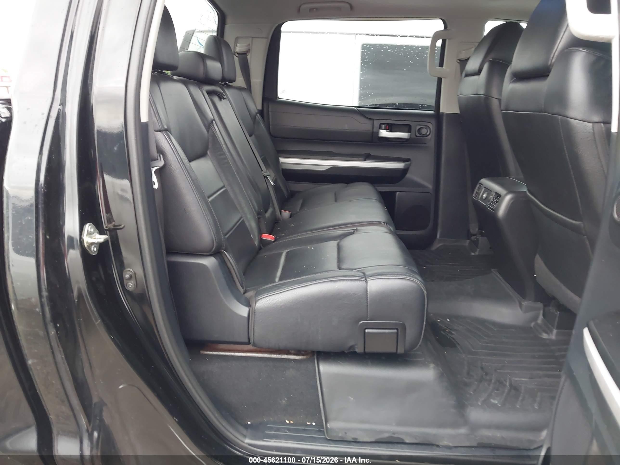 2014 Toyota Tundra Limited 5.7l V8 Black vin: 5TFFY5F14EX172093