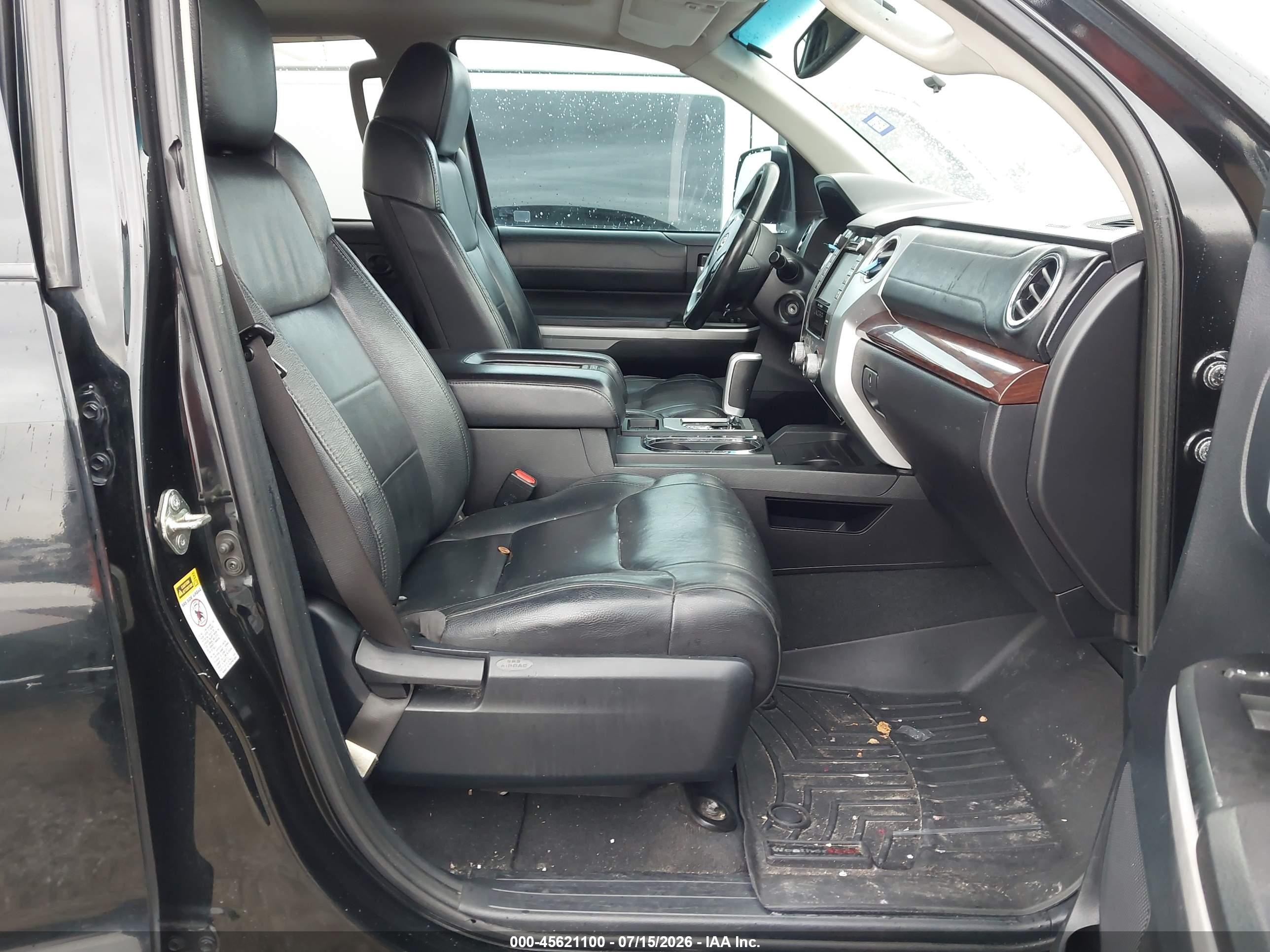 2014 Toyota Tundra Limited 5.7l V8 Black vin: 5TFFY5F14EX172093