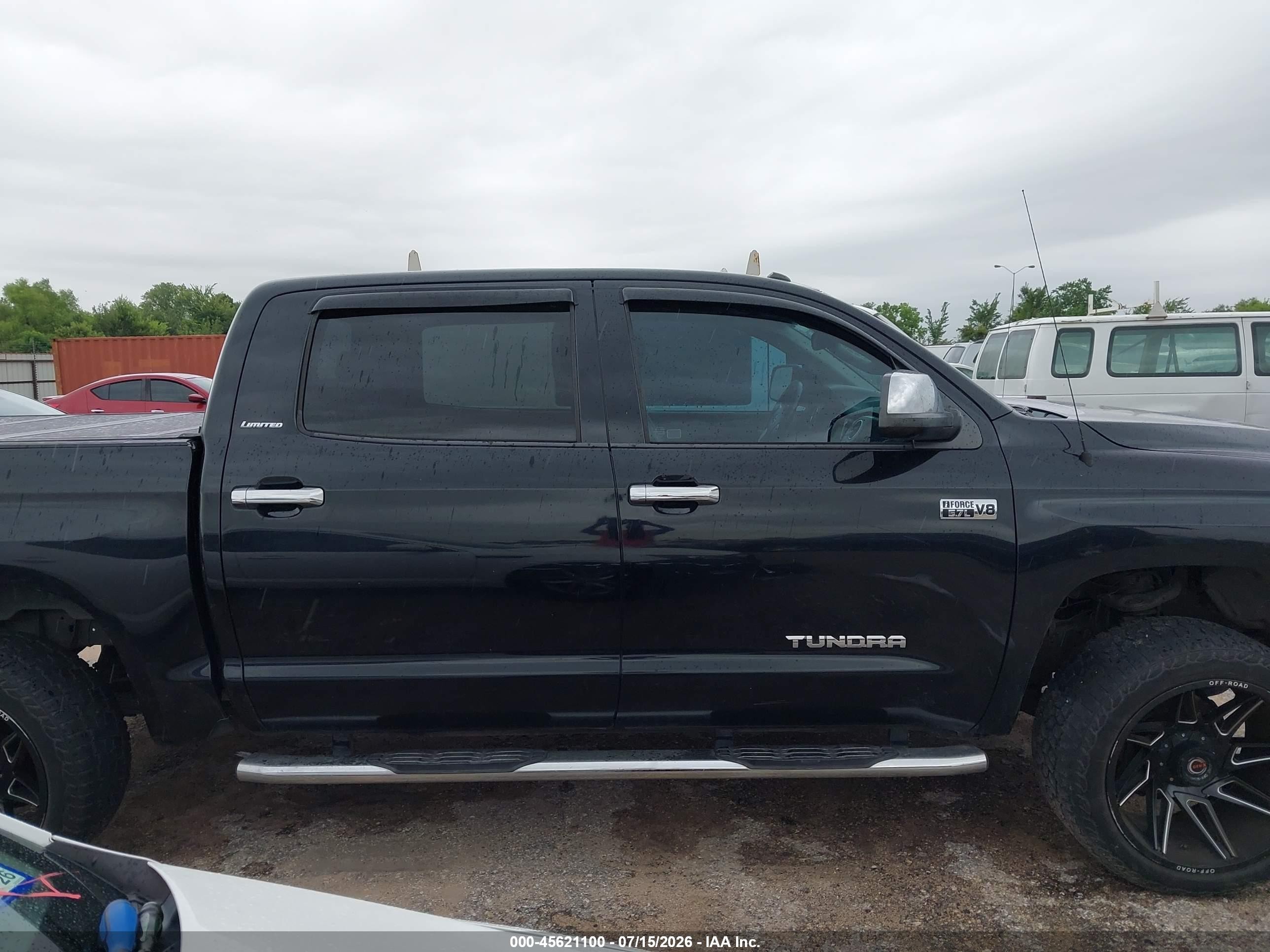 2014 Toyota Tundra Limited 5.7l V8 Black vin: 5TFFY5F14EX172093