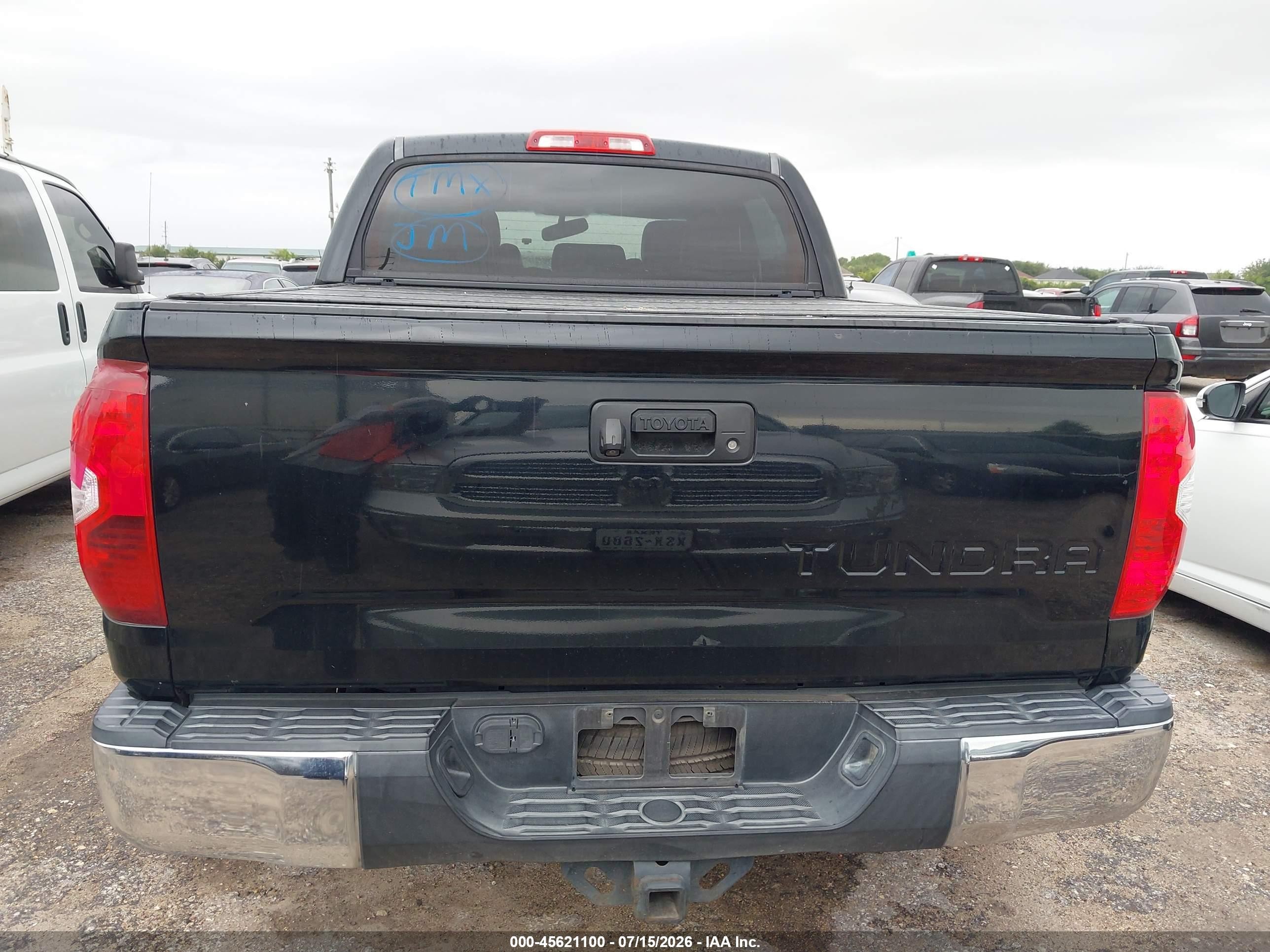 2014 Toyota Tundra Limited 5.7l V8 Black vin: 5TFFY5F14EX172093