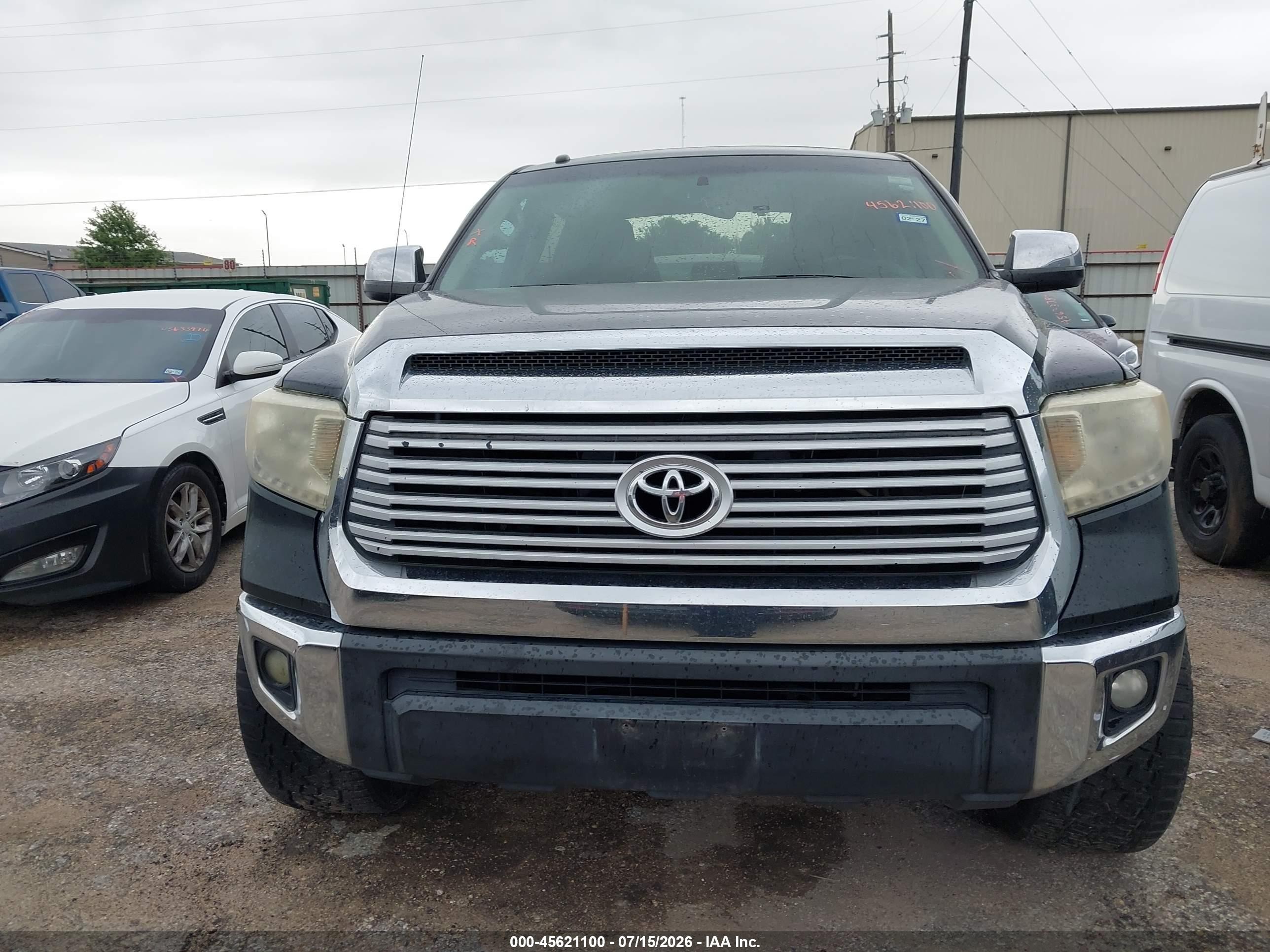 2014 Toyota Tundra Limited 5.7l V8 Black vin: 5TFFY5F14EX172093