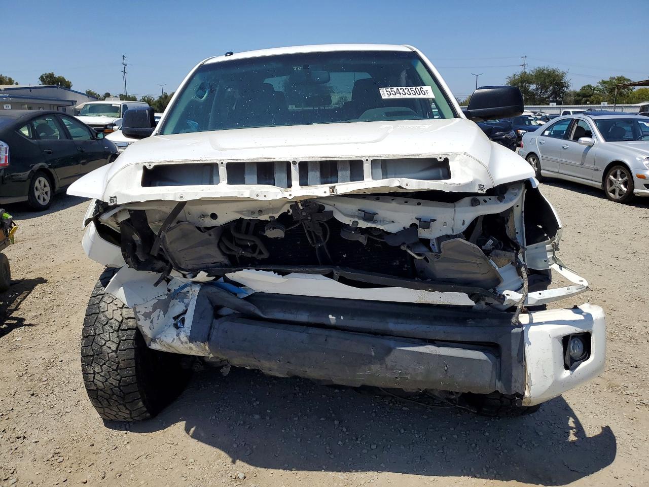 2015 Toyota Tundra Crewmax Limited Белый vin: 5TFFY5F14FX175044