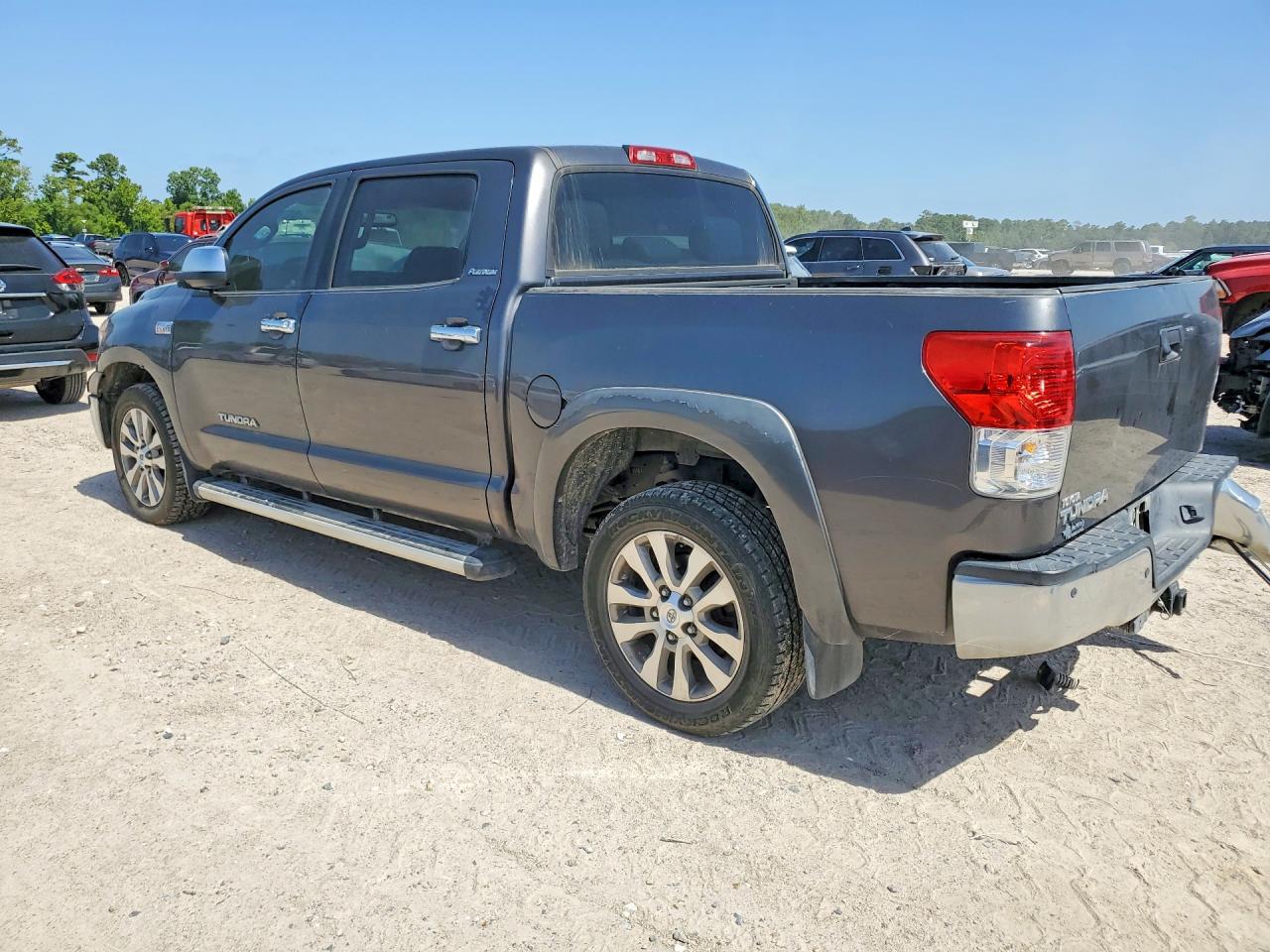 2011 Toyota Tundra Crewmax Limited Gray vin: 5TFFY5F15BX113971