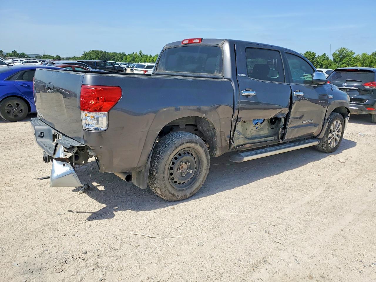 2011 Toyota Tundra Crewmax Limited Gray vin: 5TFFY5F15BX113971