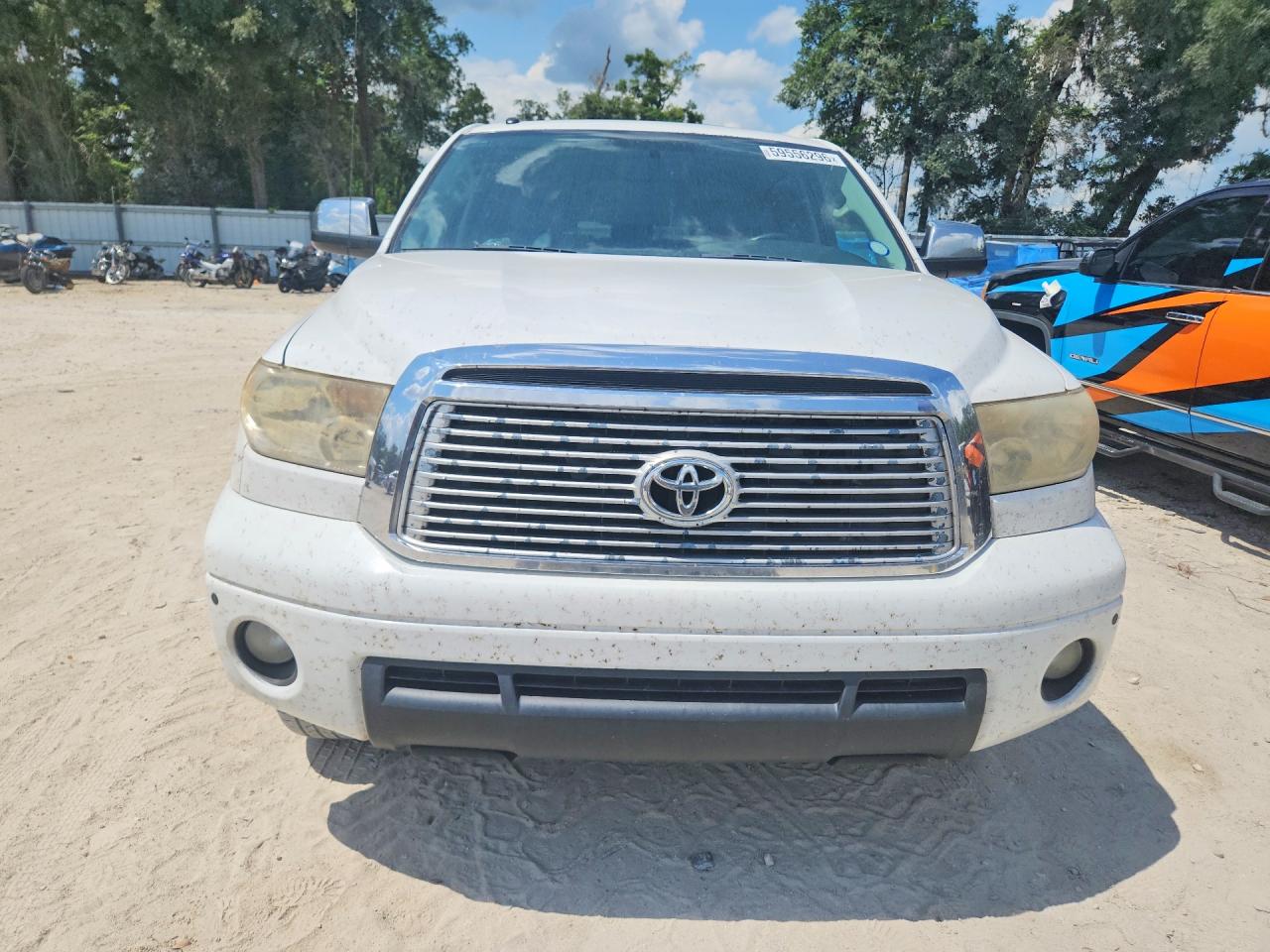 2012 Toyota Tundra Crewmax Limited White vin: 5TFFY5F15CX121165