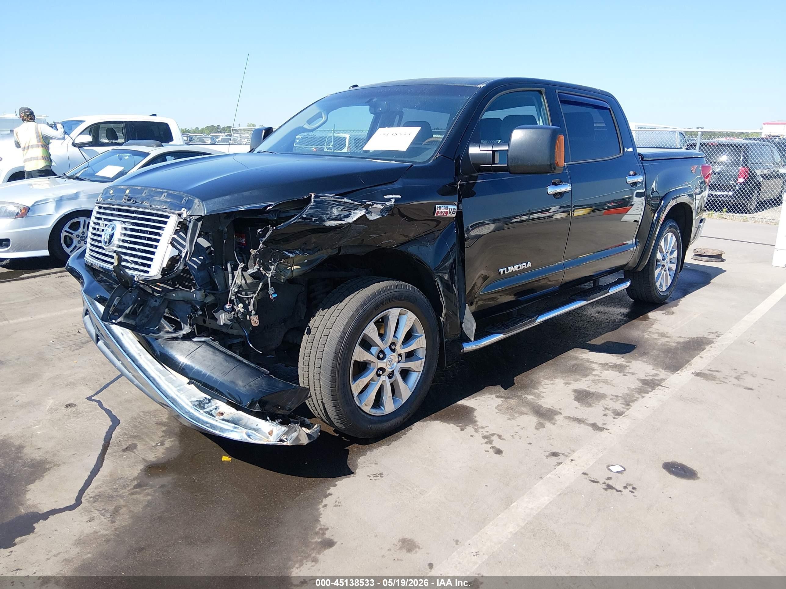2013 Toyota Tundra Platinum 5.7l V8 Black vin: 5TFFY5F15DX138145