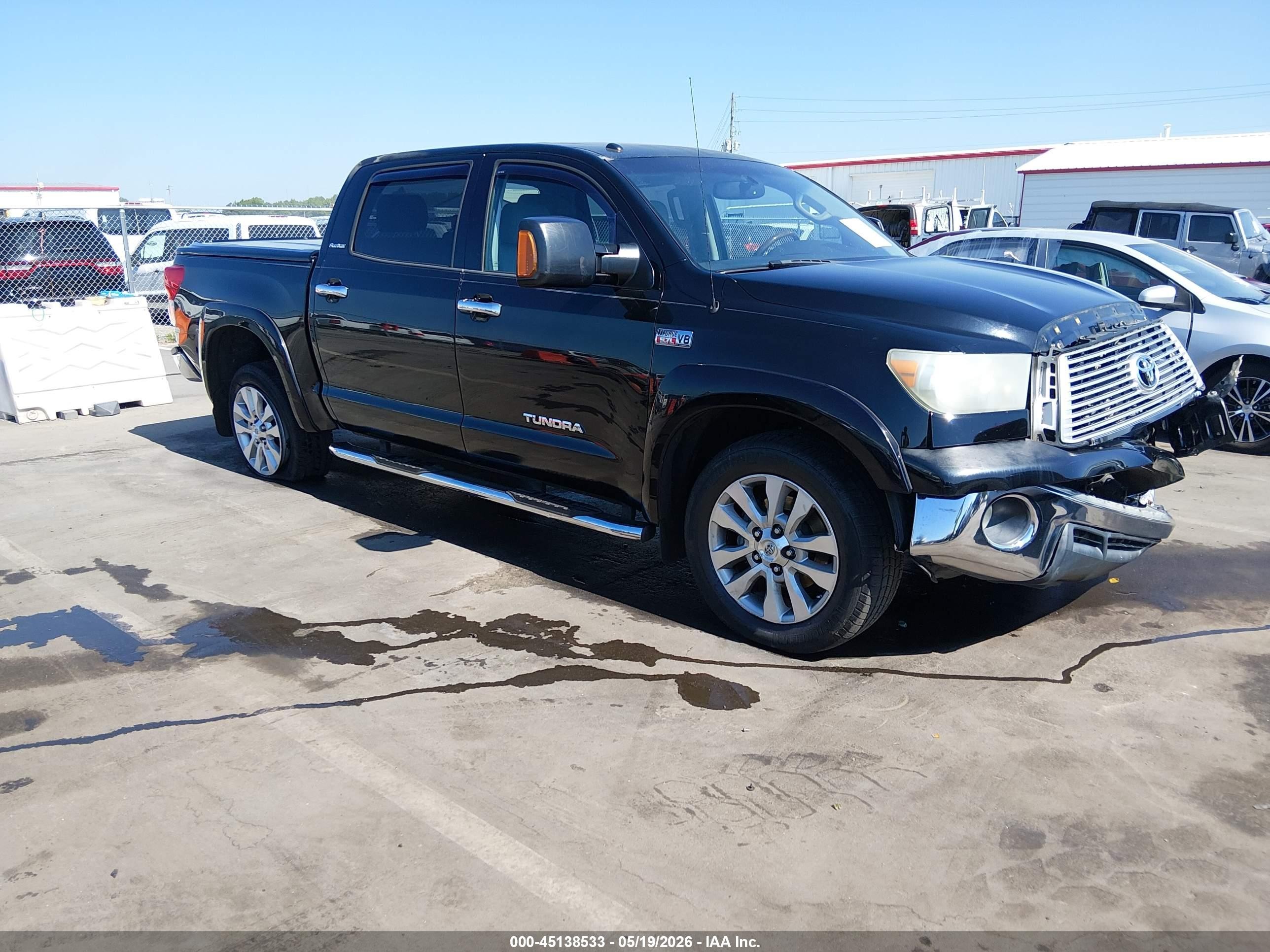 2013 Toyota Tundra Platinum 5.7l V8 Black vin: 5TFFY5F15DX138145