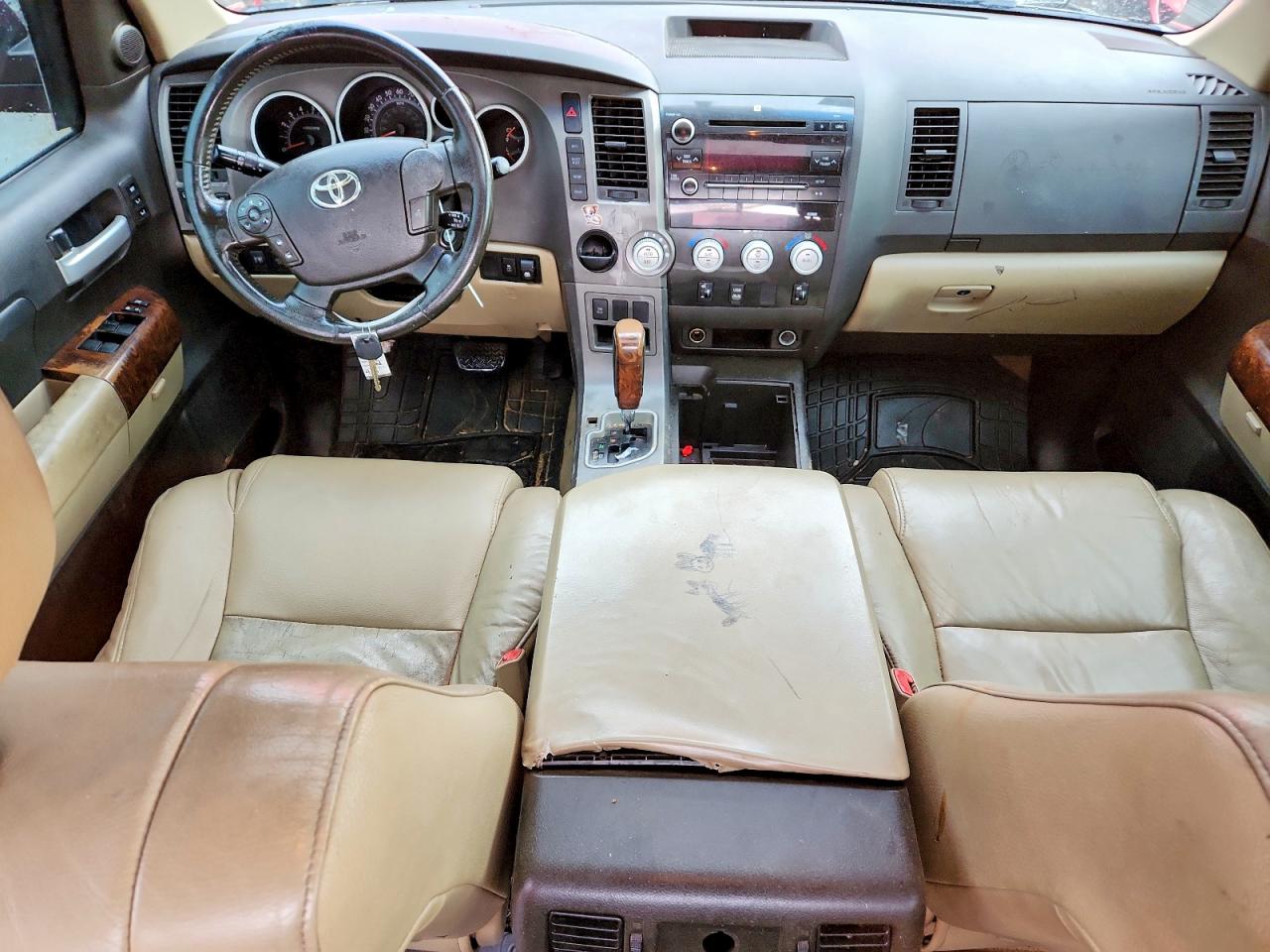 2010 Toyota Tundra Crewmax Limited Красный vin: 5TFFY5F16AX076217