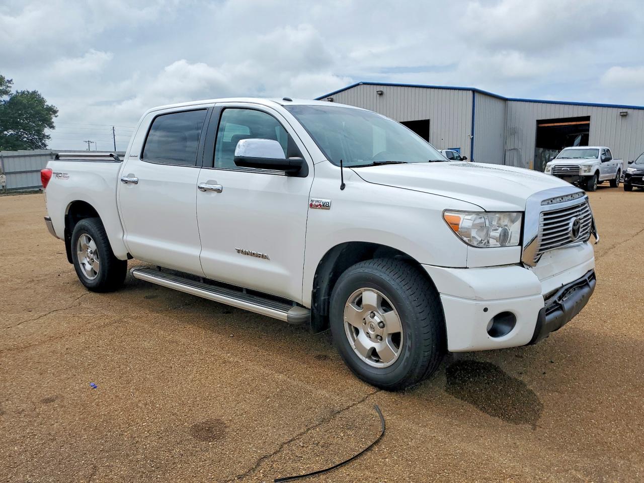 2012 Toyota Tundra Crewmax Limited White vin: 5TFFY5F16CX123023