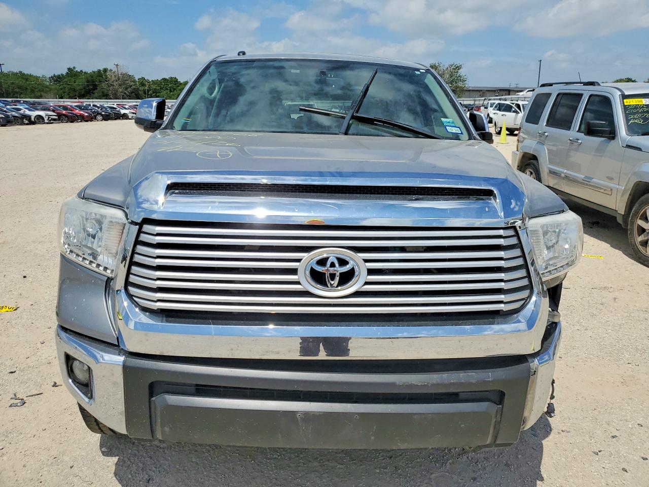 2014 Toyota Tundra Crewmax Limited Silver vin: 5TFFY5F16EX164500
