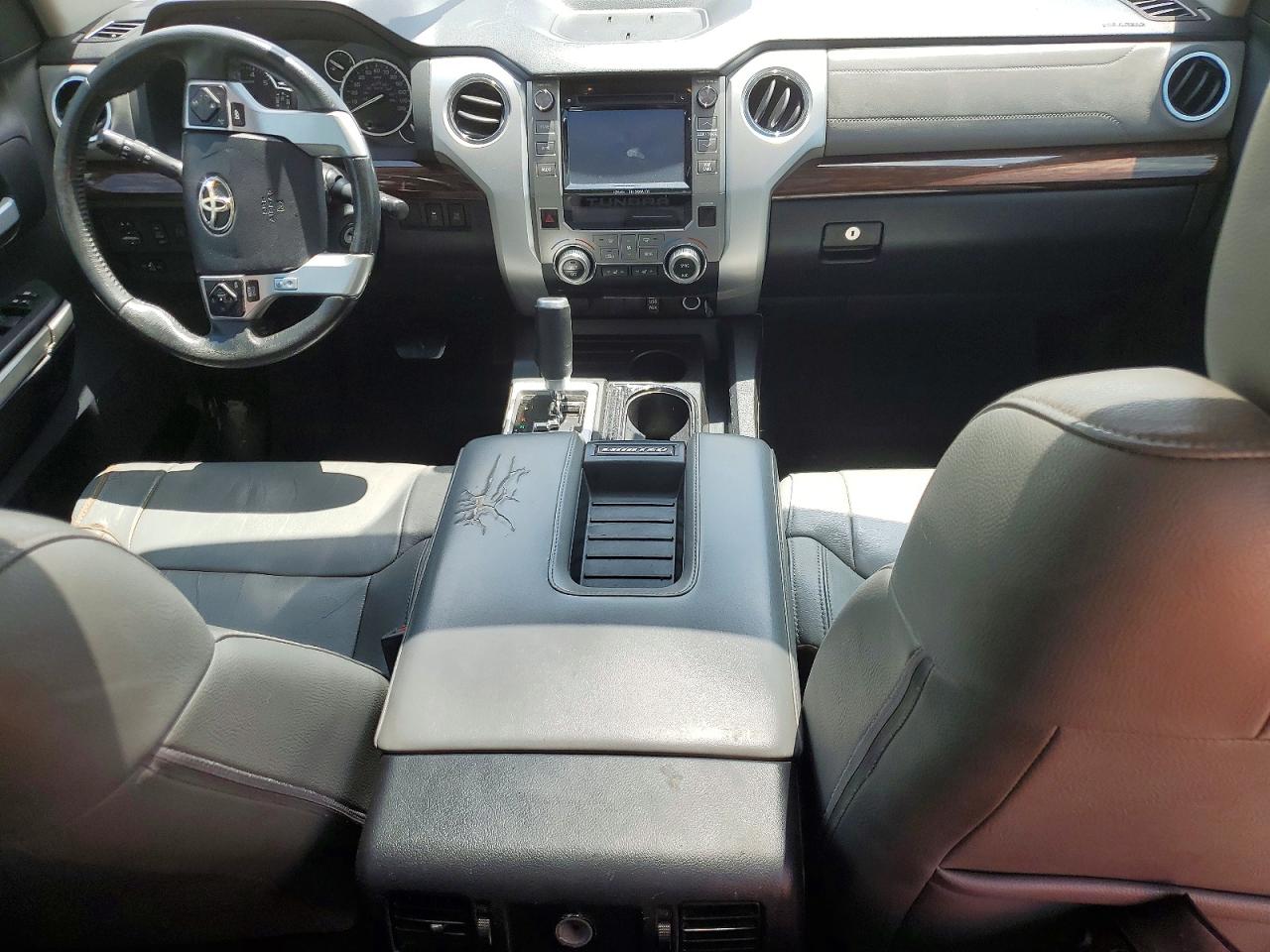 2014 Toyota Tundra Crewmax Limited Silver vin: 5TFFY5F16EX164500