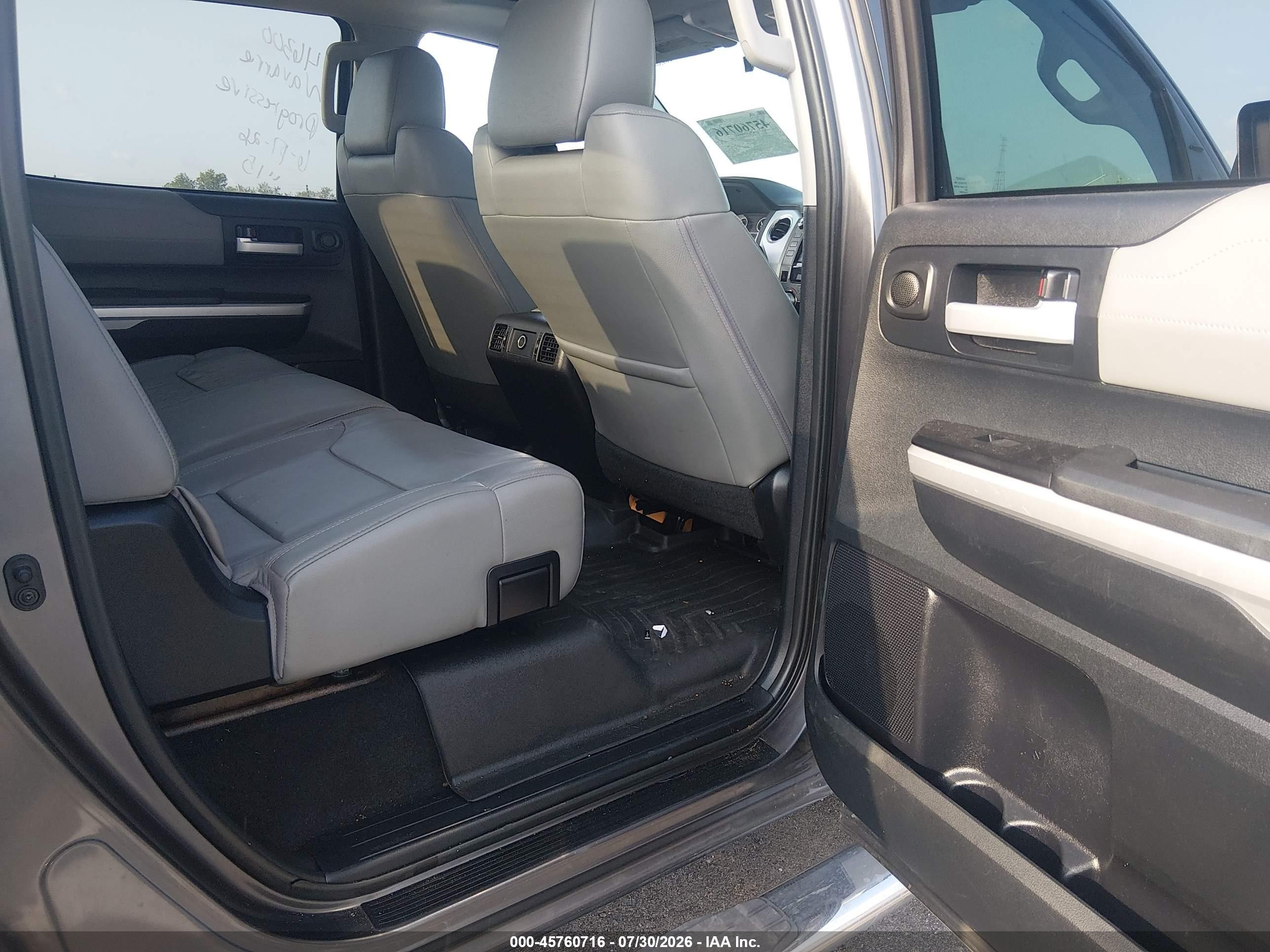 2015 Toyota Tundra Limited 5.7l V8 Gray vin: 5TFFY5F17FX175667