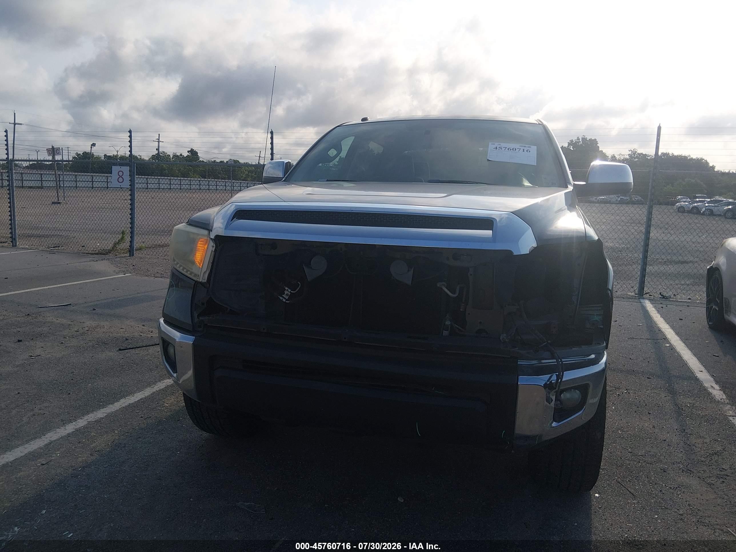 2015 Toyota Tundra Limited 5.7l V8 Gray vin: 5TFFY5F17FX175667