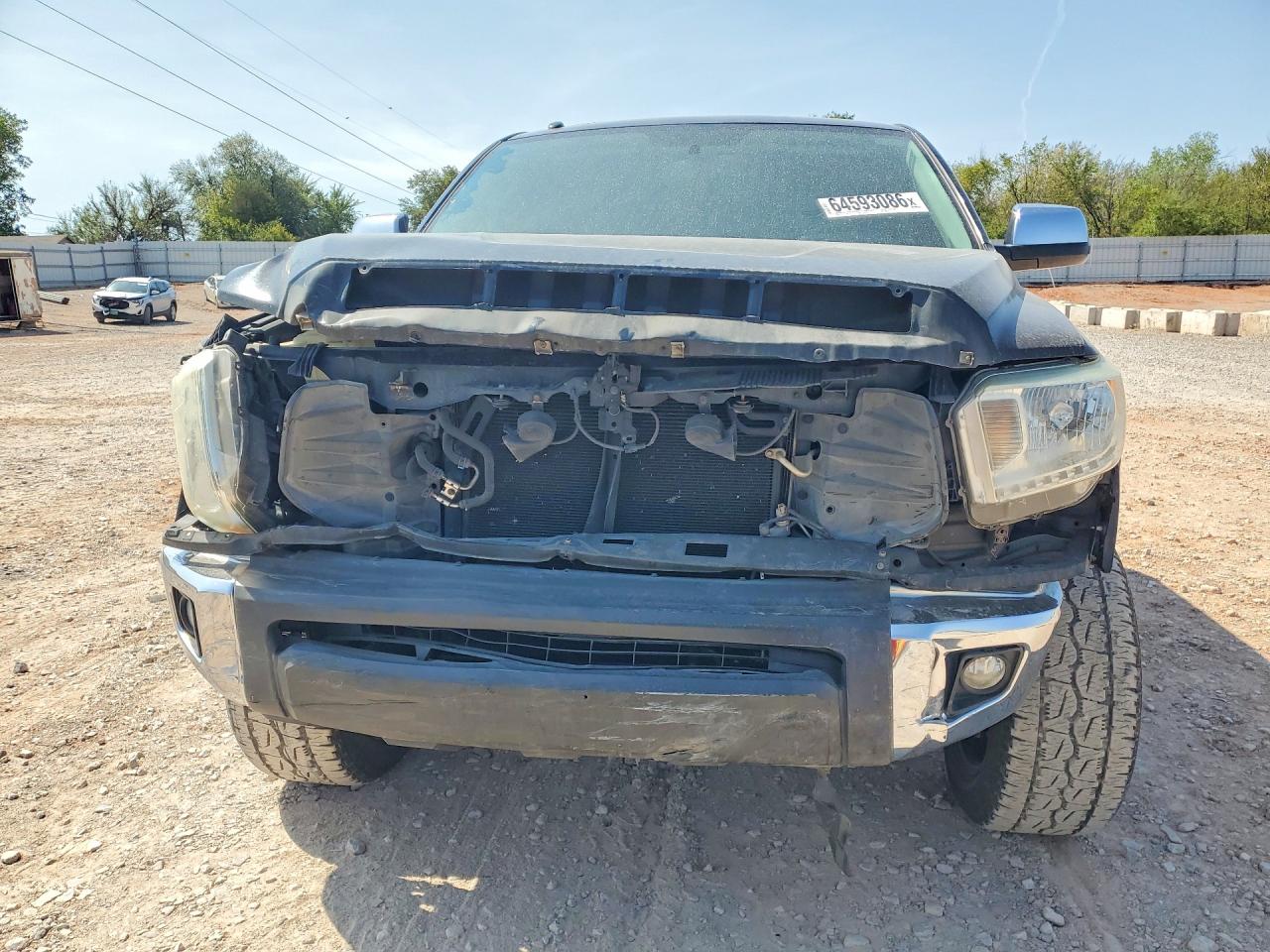 2014 Toyota Tundra Crewmax Limited Black vin: 5TFFY5F18EX160934