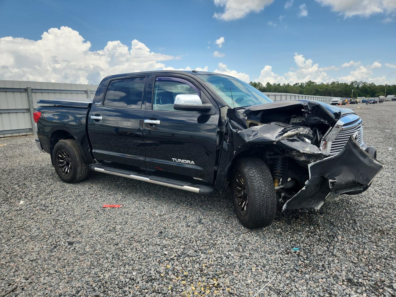 2012 Toyota Tundra Crewmax Limited Black vin: 5TFFY5F1XCX123378
