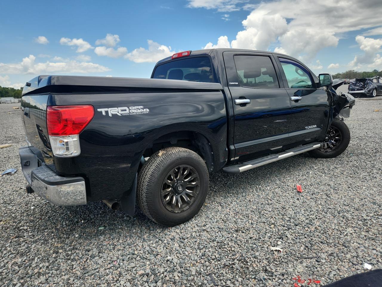 2012 Toyota Tundra Crewmax Limited Black vin: 5TFFY5F1XCX123378