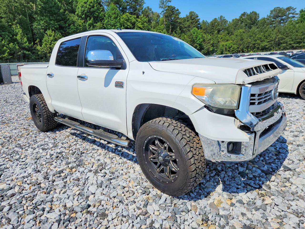 2015 Toyota Tundra 1794 Edition White vin: 5TFGY5F15FX178118