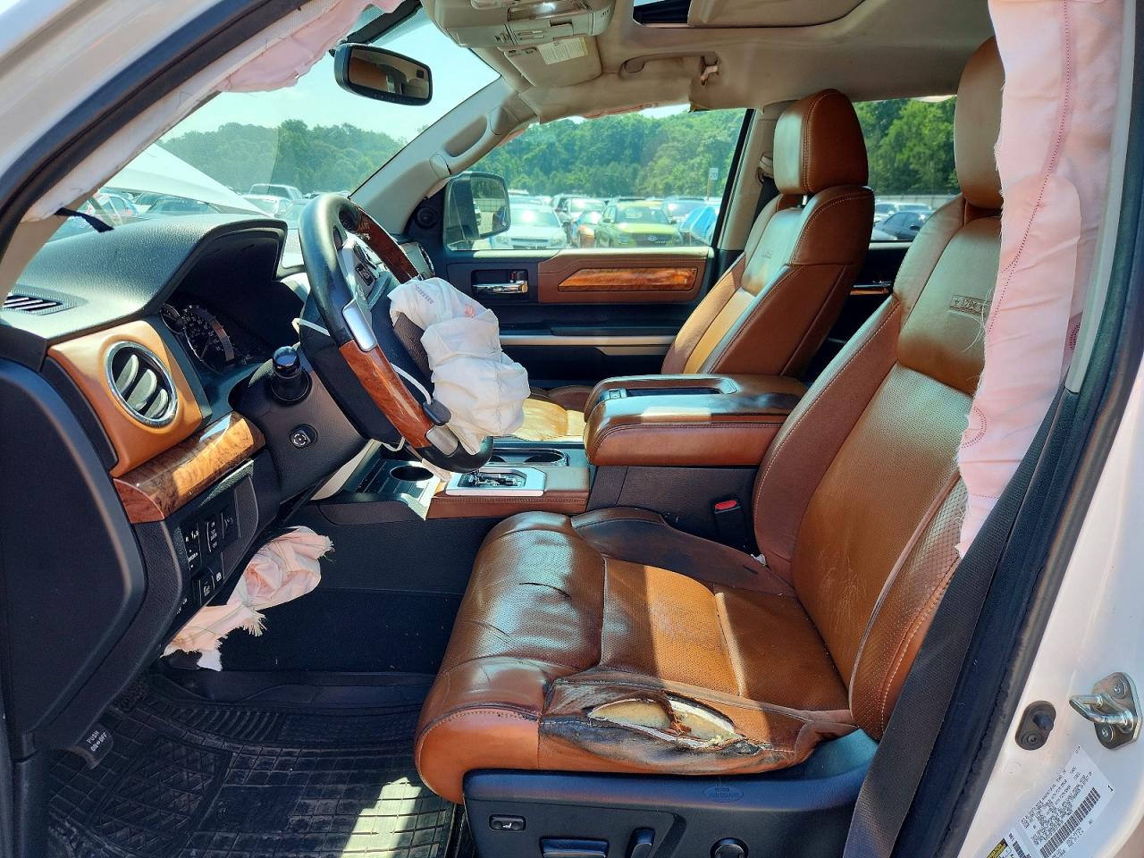 2015 Toyota Tundra 1794 Edition White vin: 5TFGY5F15FX178118