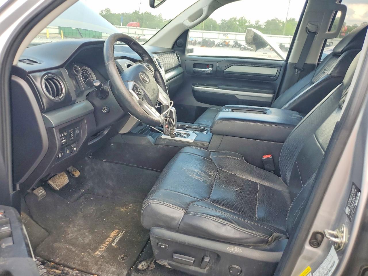 2015 Toyota Tundra Platinum Silver vin: 5TFGY5F16FX177642