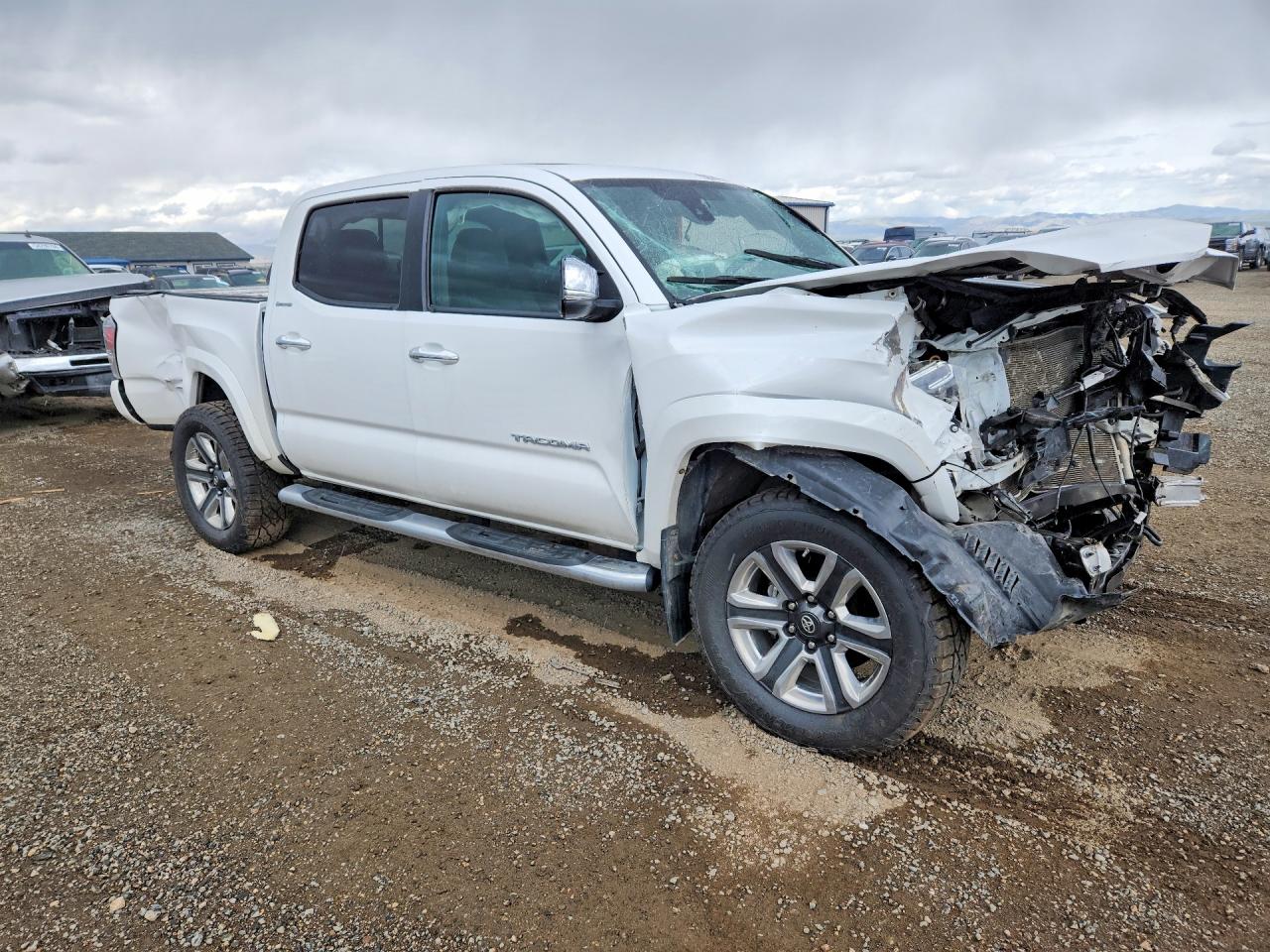 2018 Toyota Tacoma Limited Белый vin: 5TFGZ5AN4JX131453