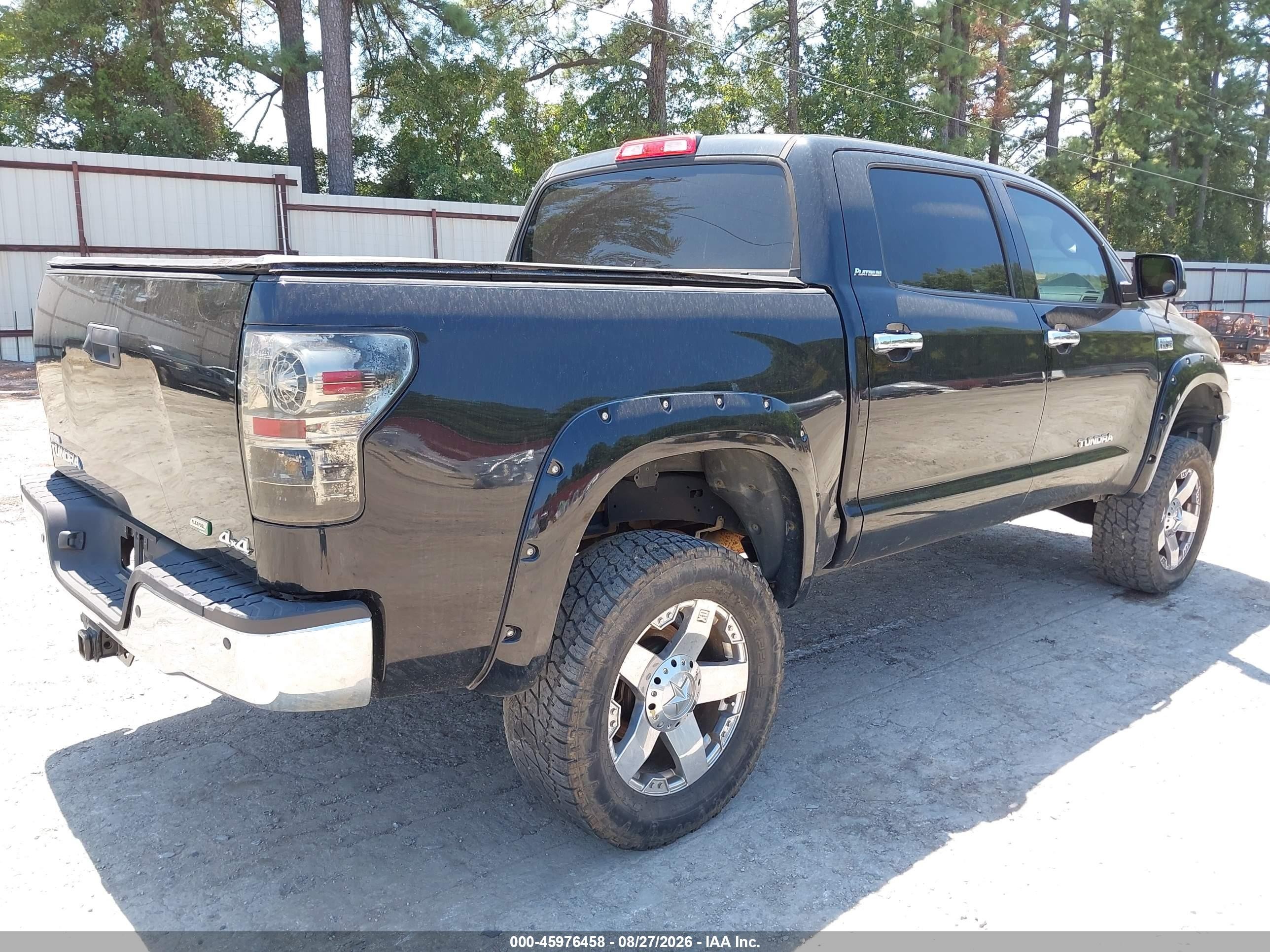 2011 Toyota Tundra Limited 5.7l V8 Black vin: 5TFHW5F10BX169671