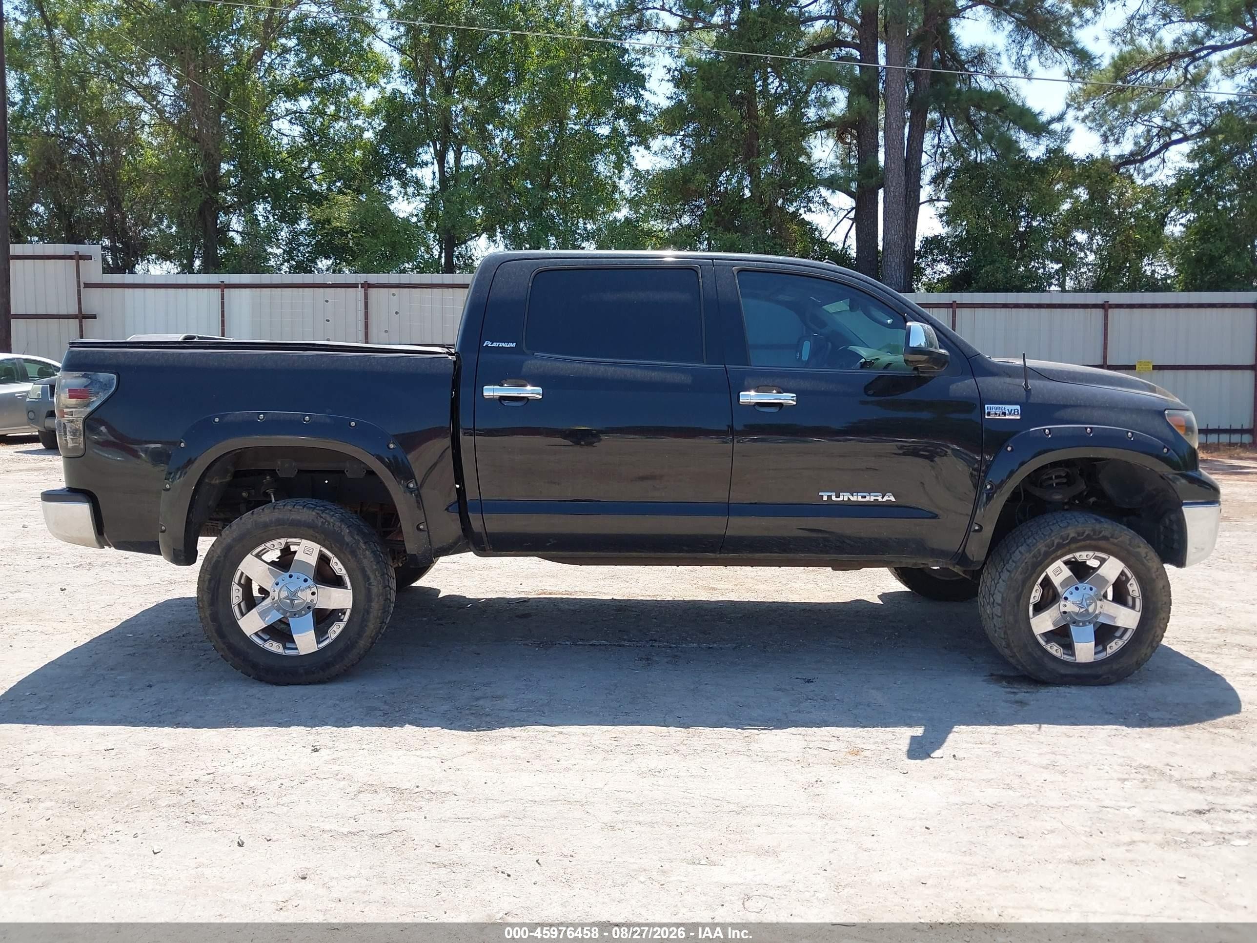 2011 Toyota Tundra Limited 5.7l V8 Black vin: 5TFHW5F10BX169671