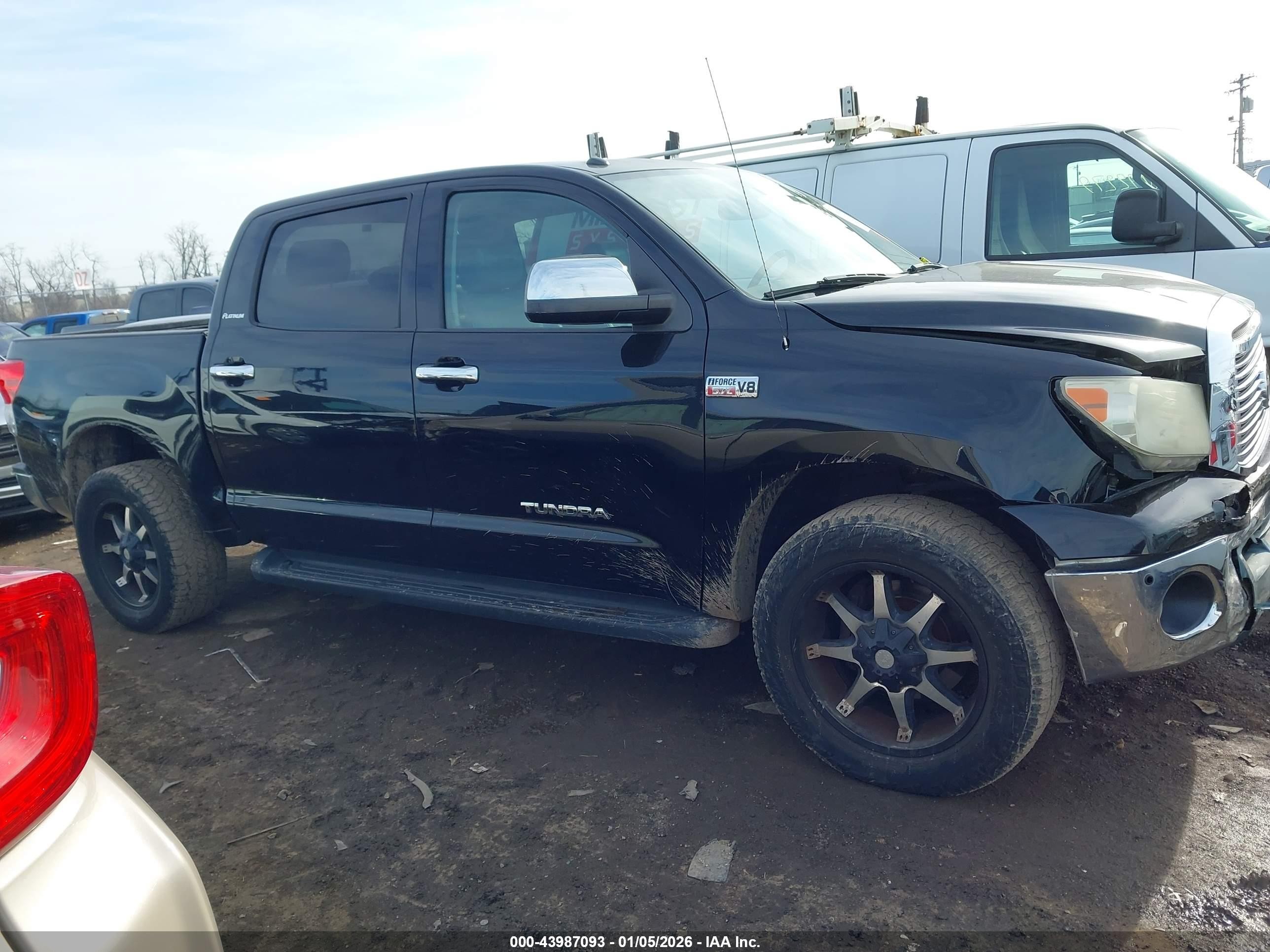 2011 Toyota Tundra Limited 5.7l V8 Black vin: 5TFHW5F10BX191475