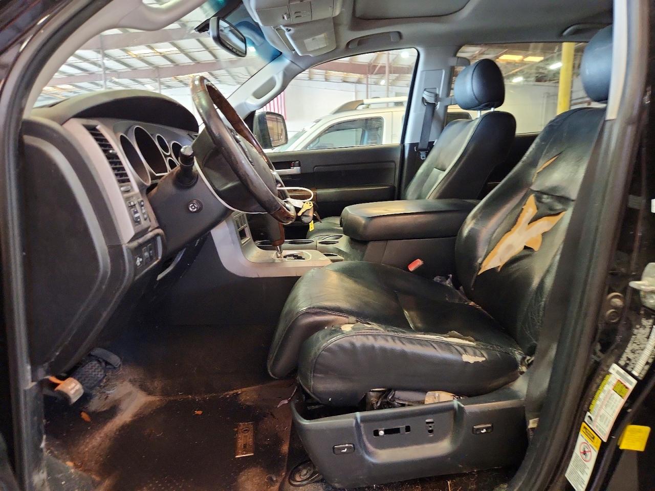 2011 Toyota Tundra Crewmax Limited Black vin: 5TFHW5F10BX193355