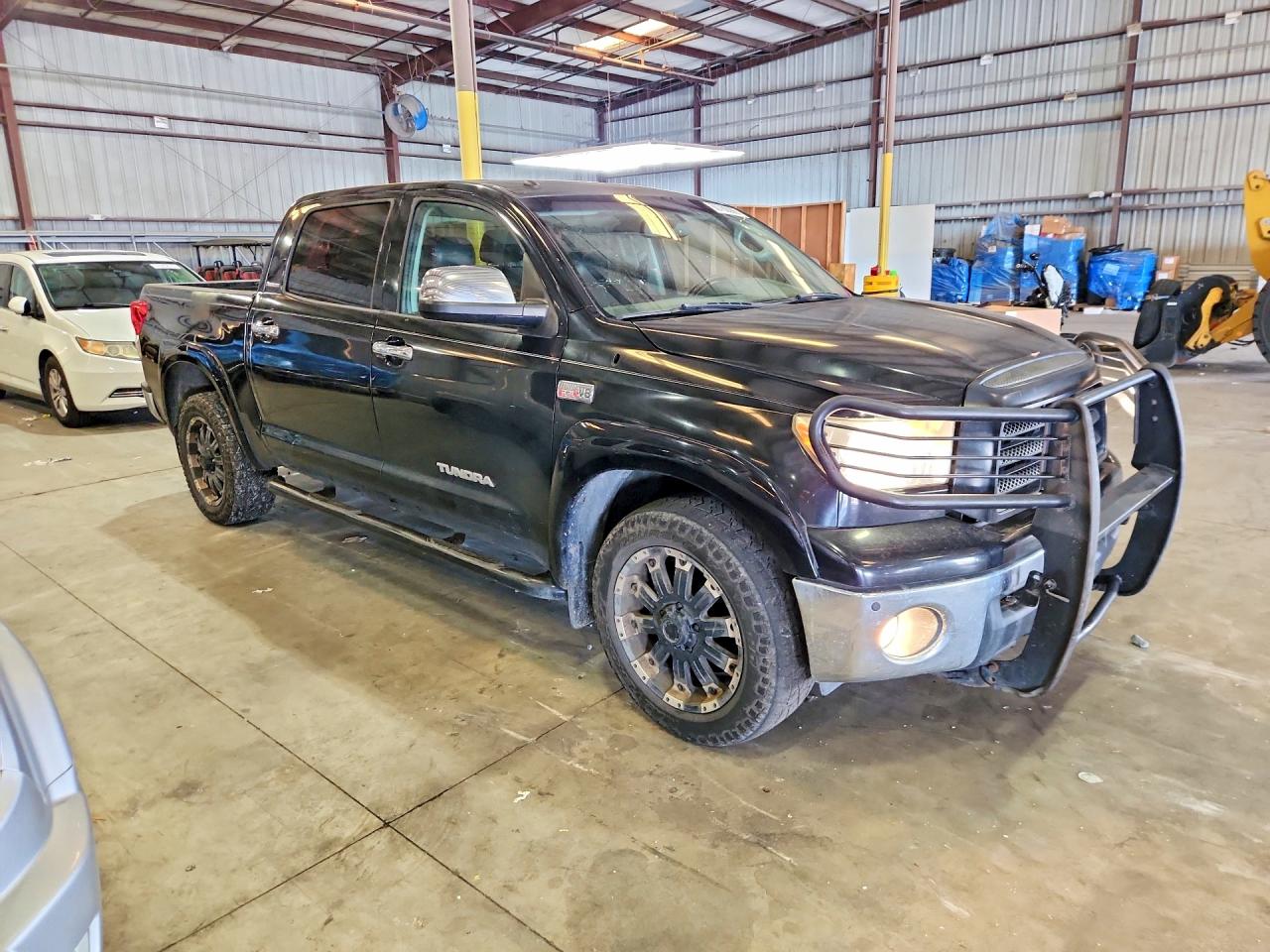 2011 Toyota Tundra Crewmax Limited Black vin: 5TFHW5F10BX193355