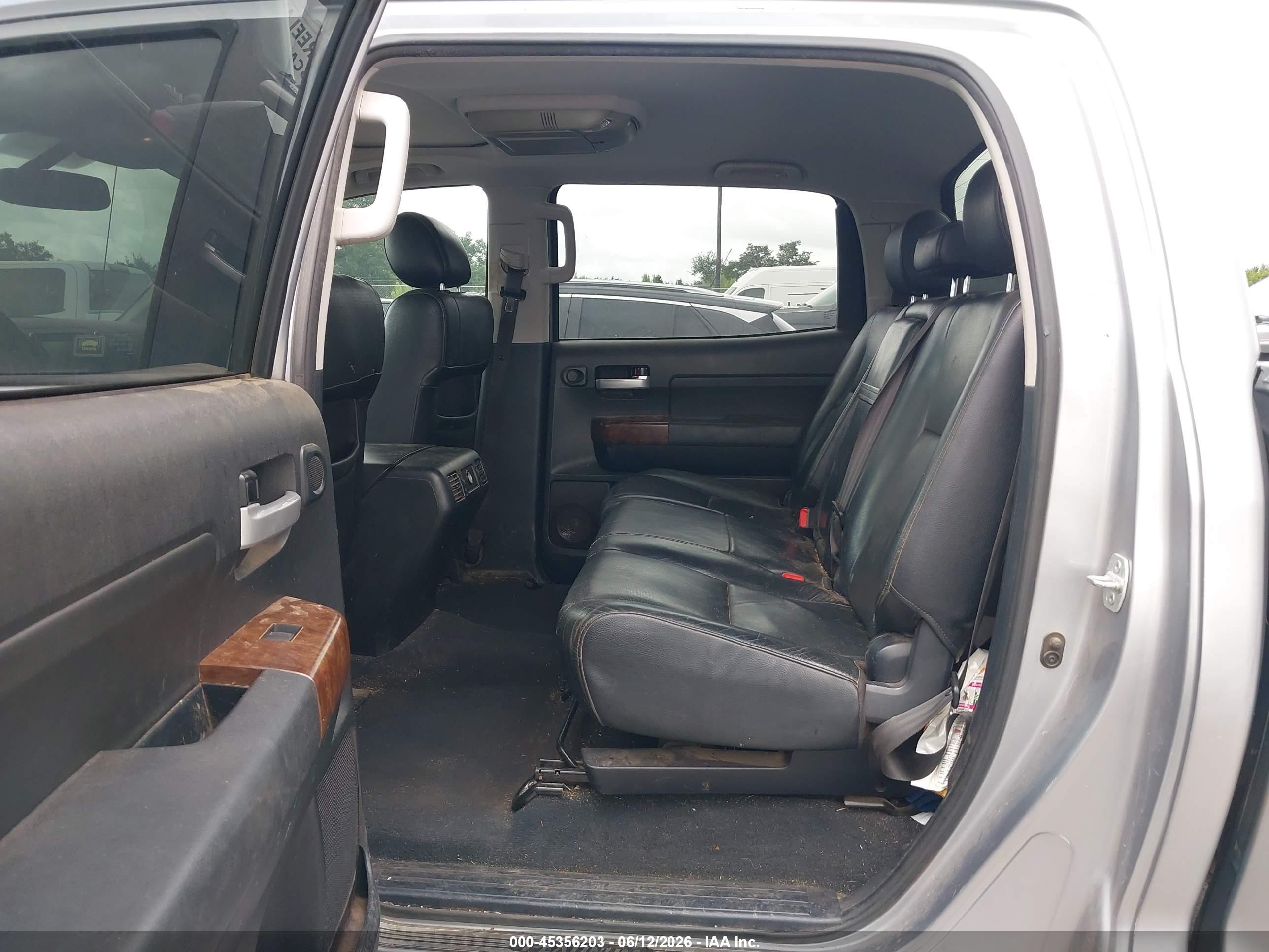 2012 Toyota Tundra Limited 5.7l V8 Gray vin: 5TFHW5F10CX266595