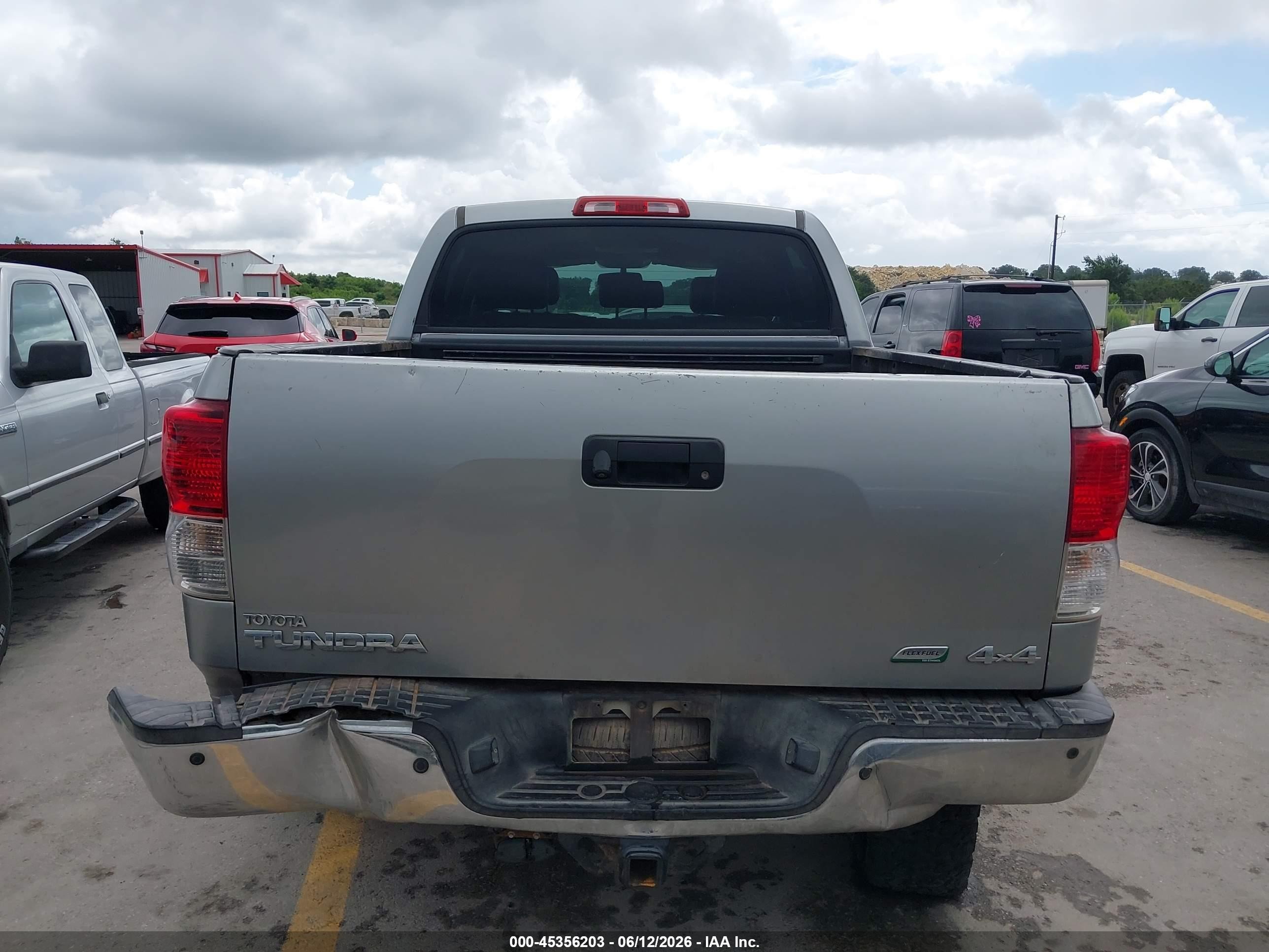 2012 Toyota Tundra Limited 5.7l V8 Gray vin: 5TFHW5F10CX266595