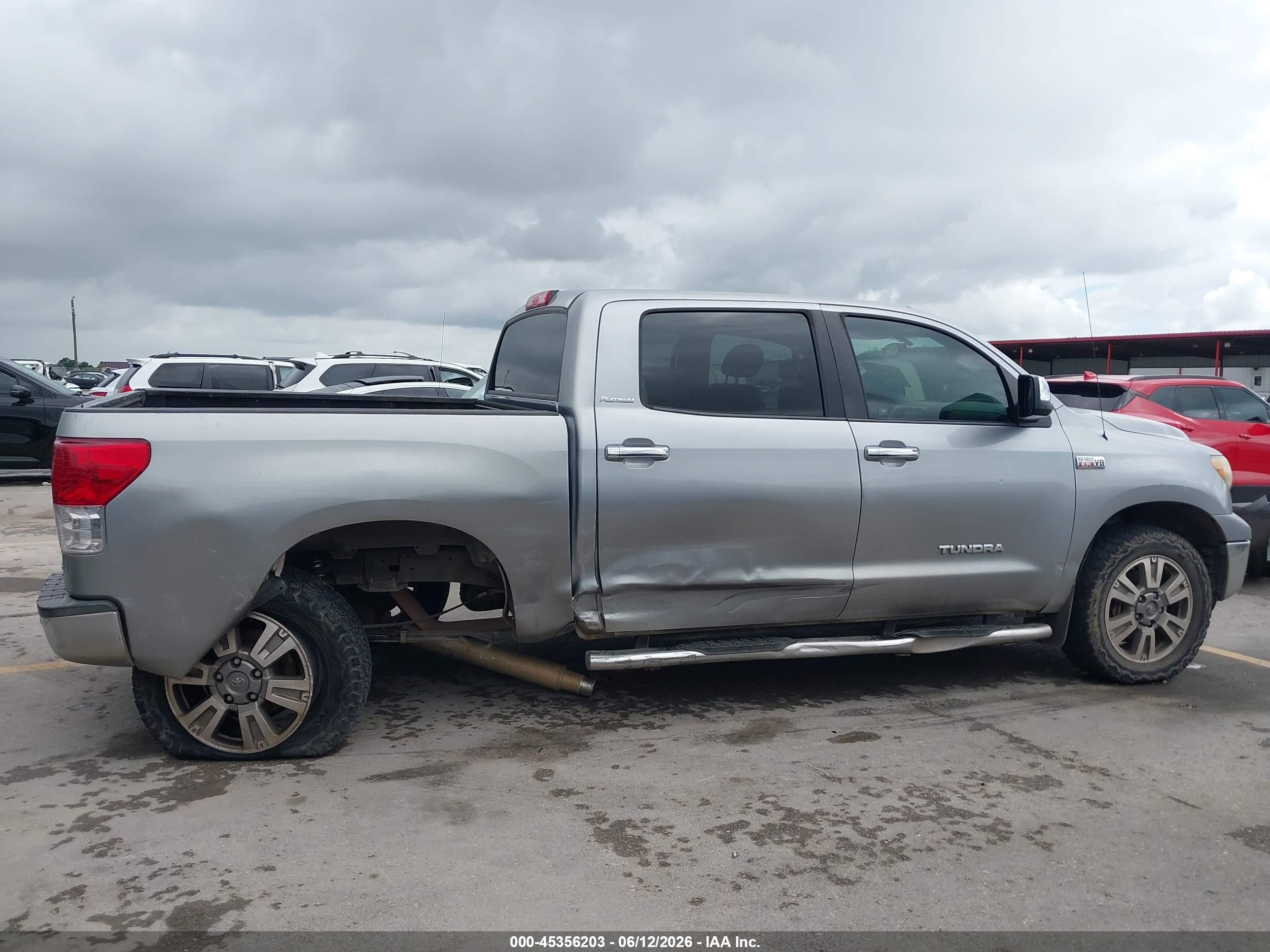 2012 Toyota Tundra Limited 5.7l V8 Gray vin: 5TFHW5F10CX266595