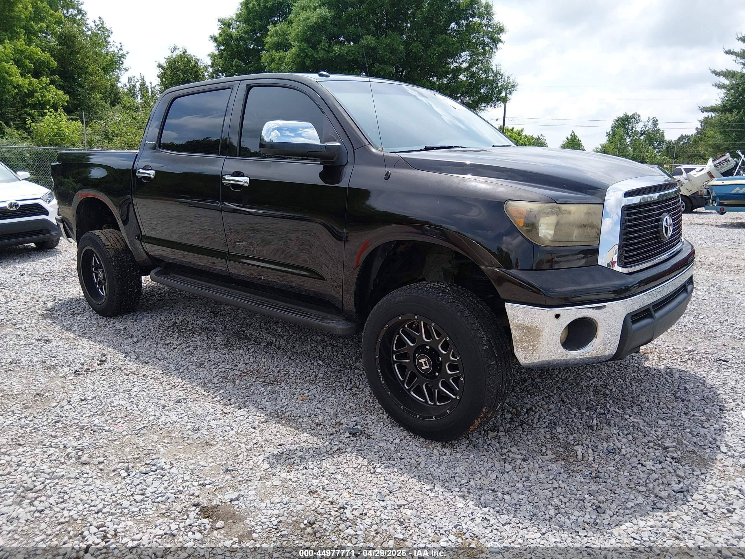 2013 Toyota Tundra Platinum 5.7l V8 Black vin: 5TFHW5F10DX295869