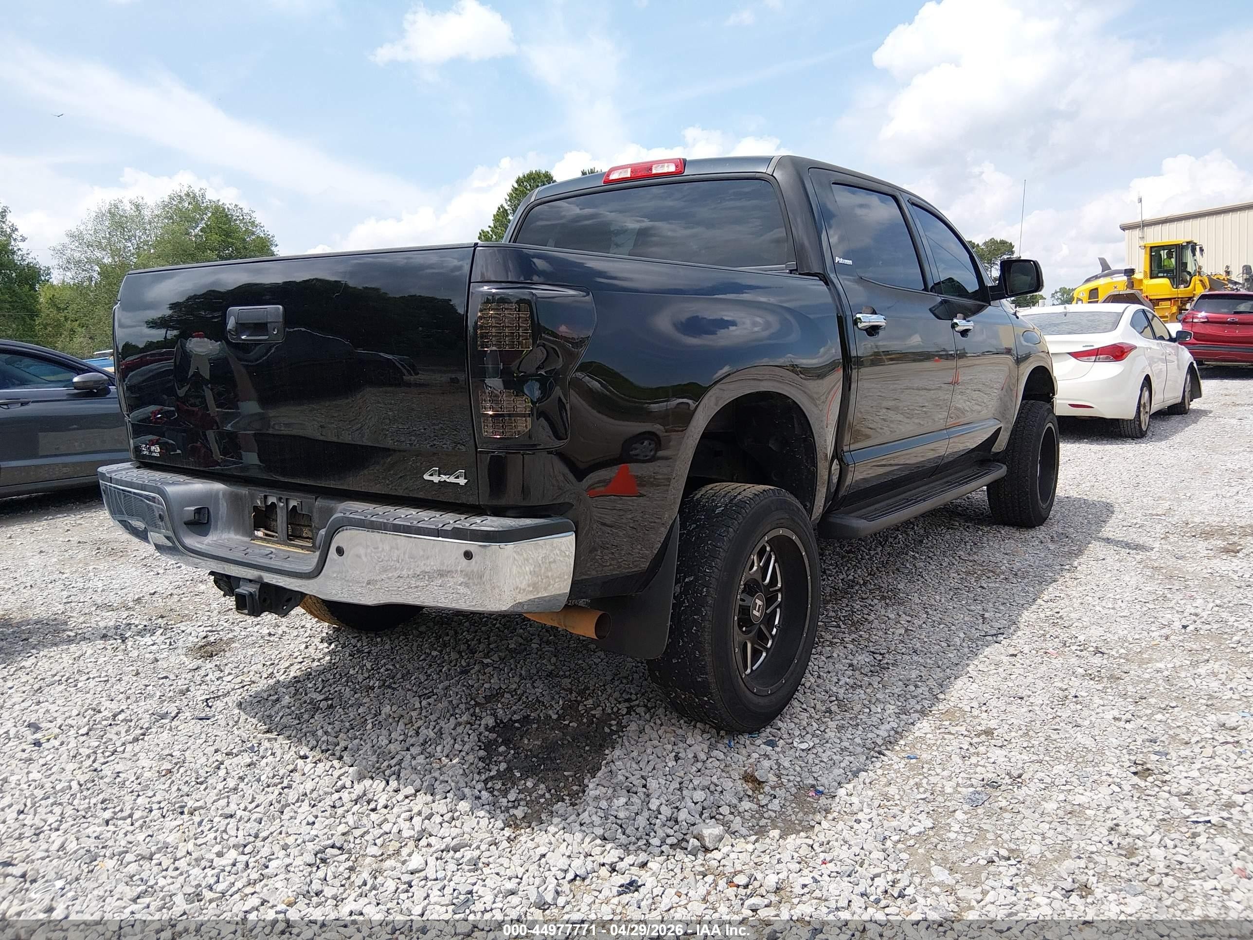 2013 Toyota Tundra Platinum 5.7l V8 Black vin: 5TFHW5F10DX295869