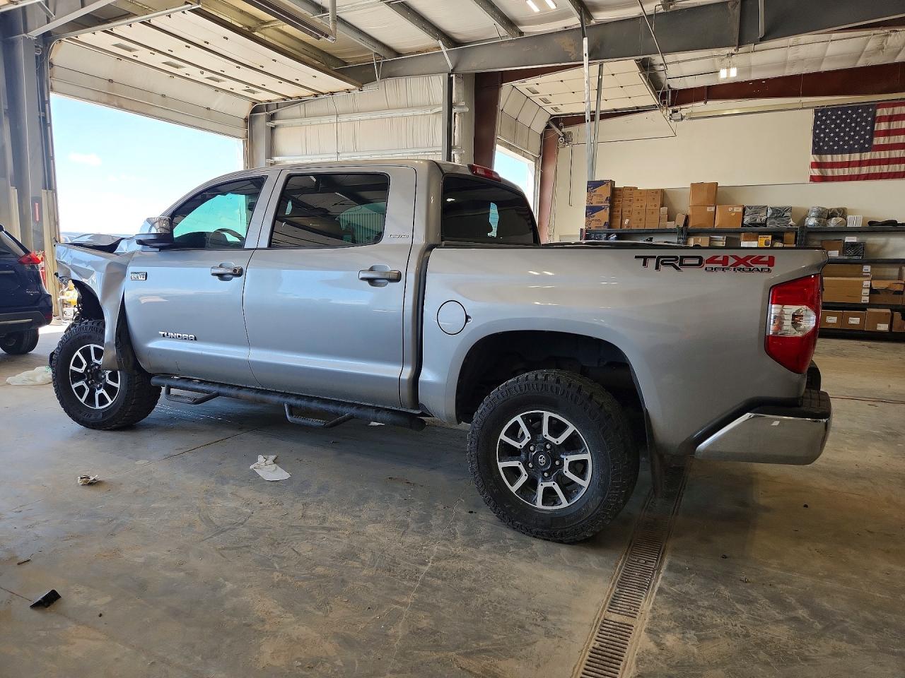 2014 Toyota Tundra Crewmax Limited Silver vin: 5TFHW5F10EX344814
