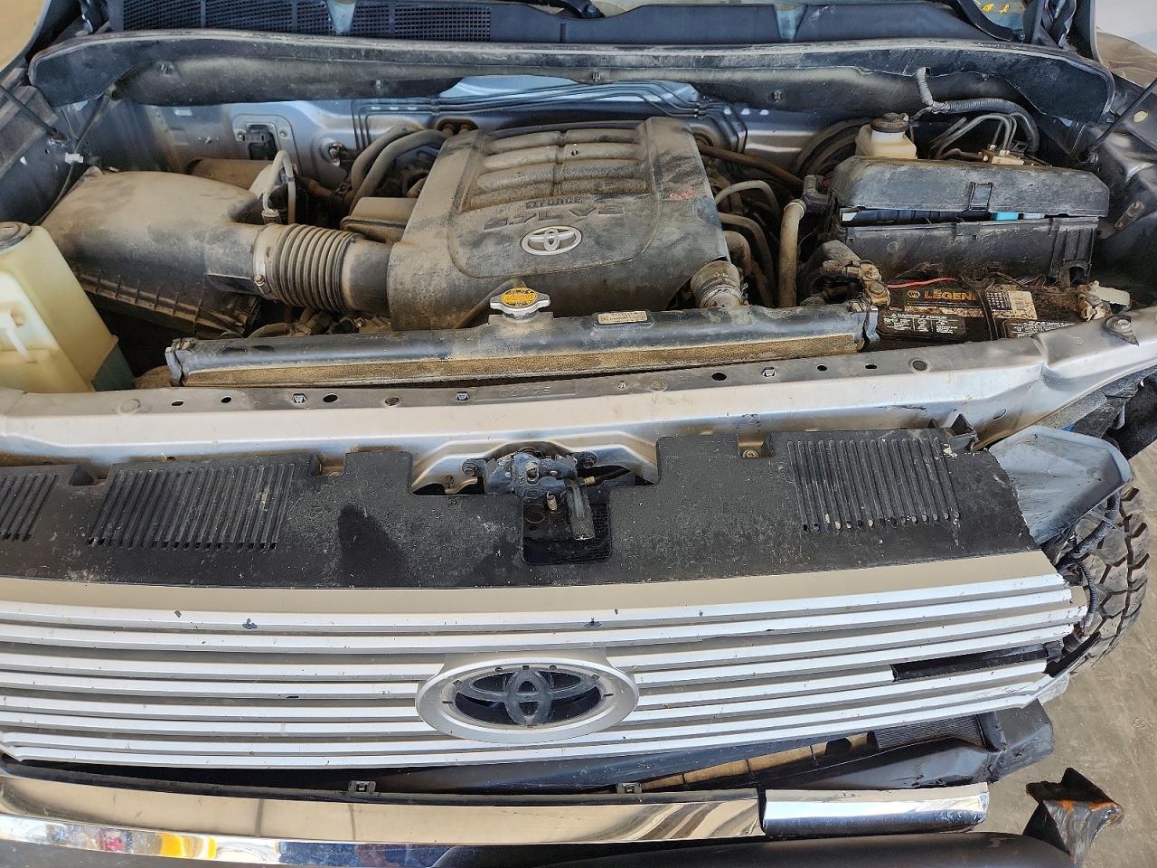 2014 Toyota Tundra Crewmax Limited Silver vin: 5TFHW5F10EX344814