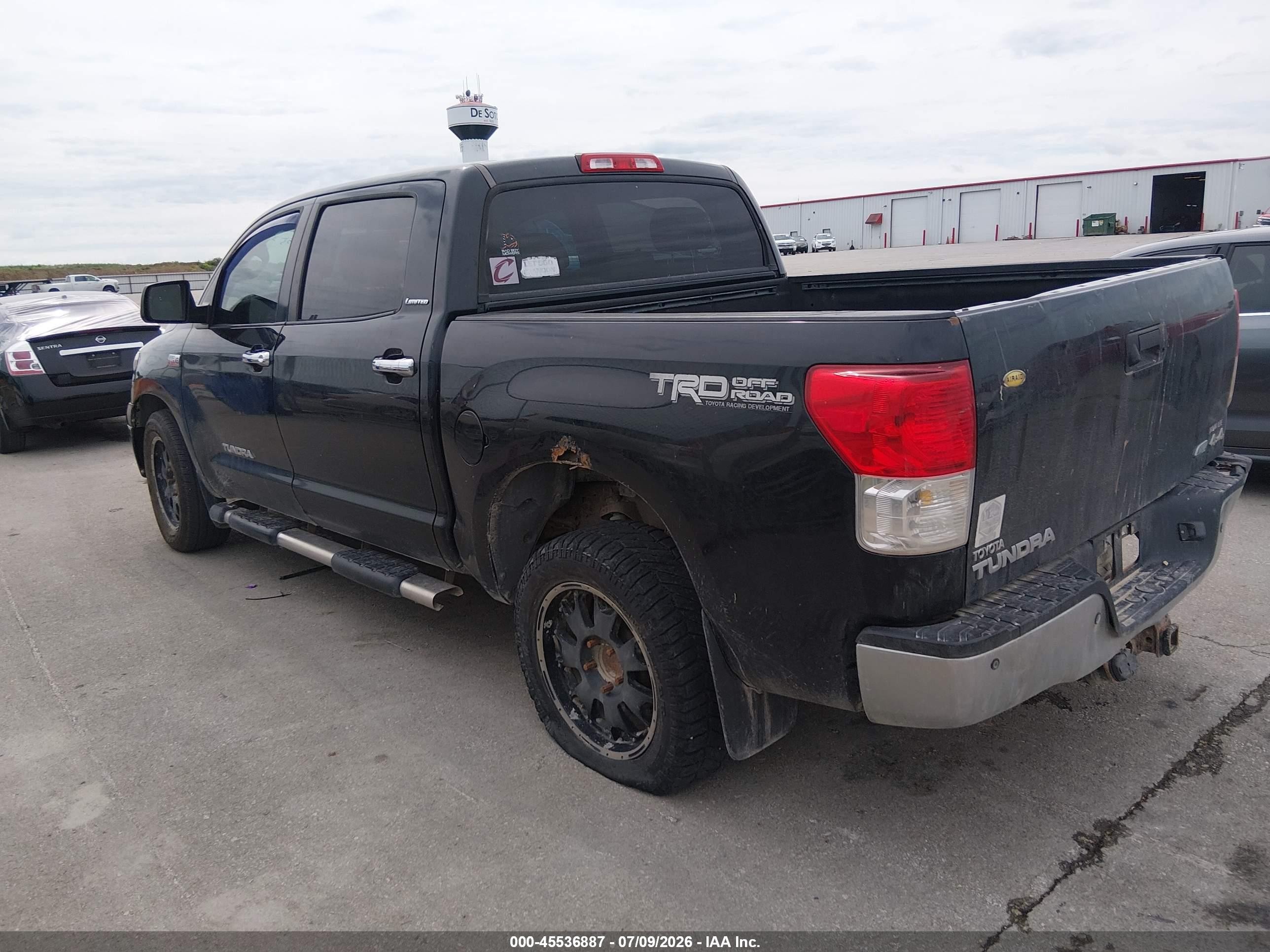 2010 Toyota Tundra Limited 5.7l V8 Черный vin: 5TFHW5F11AX114189