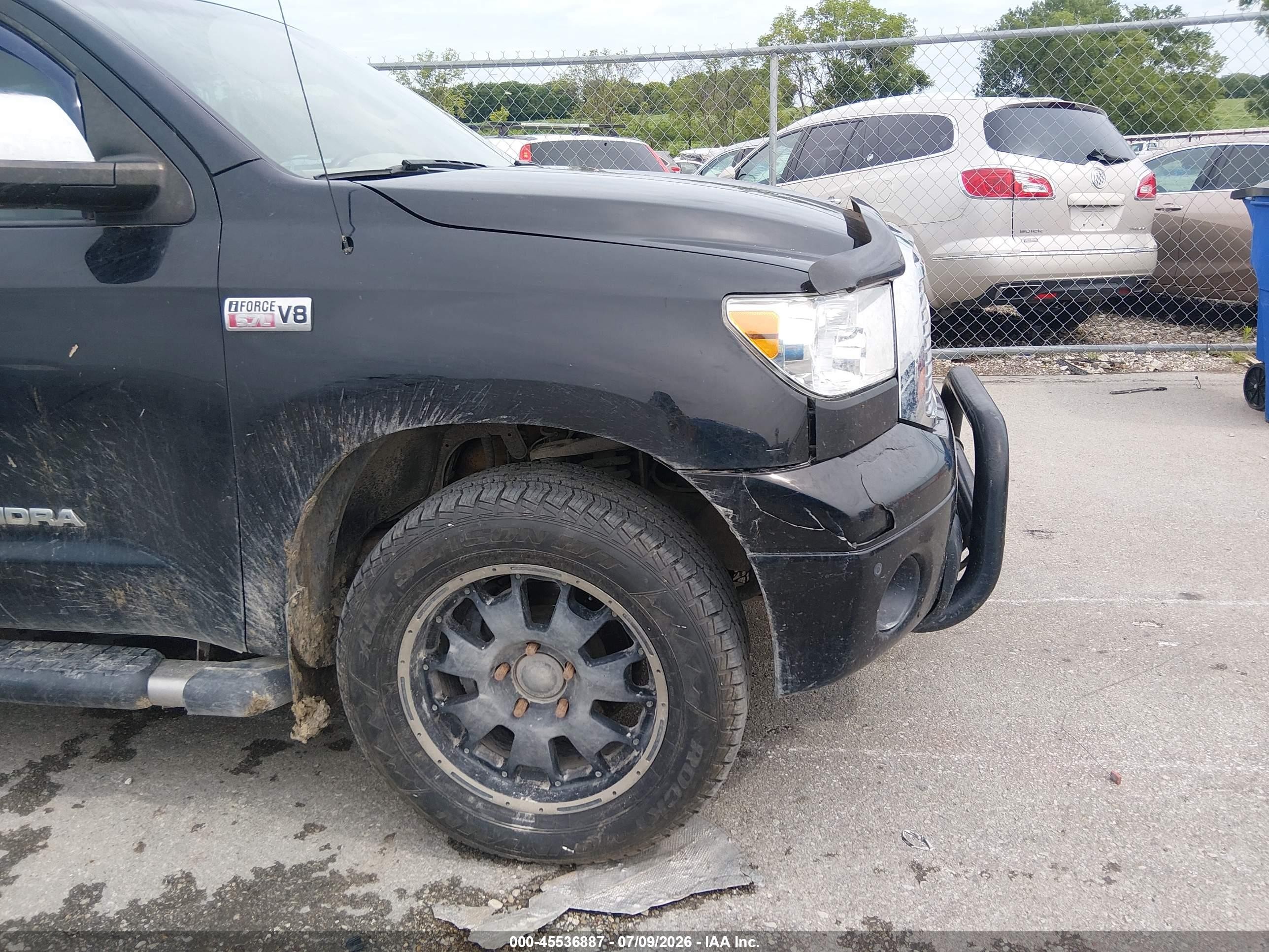 2010 Toyota Tundra Limited 5.7l V8 Черный vin: 5TFHW5F11AX114189